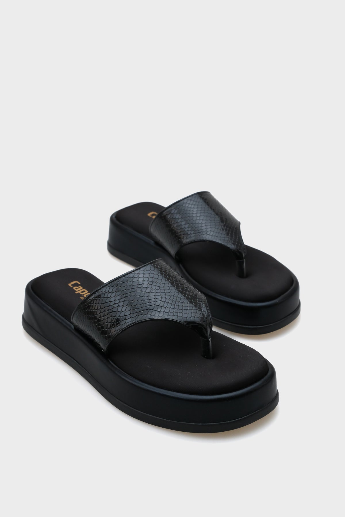 Margalo Dolgu Topuklu Taşlı Parmak Arası Kadın Terlik