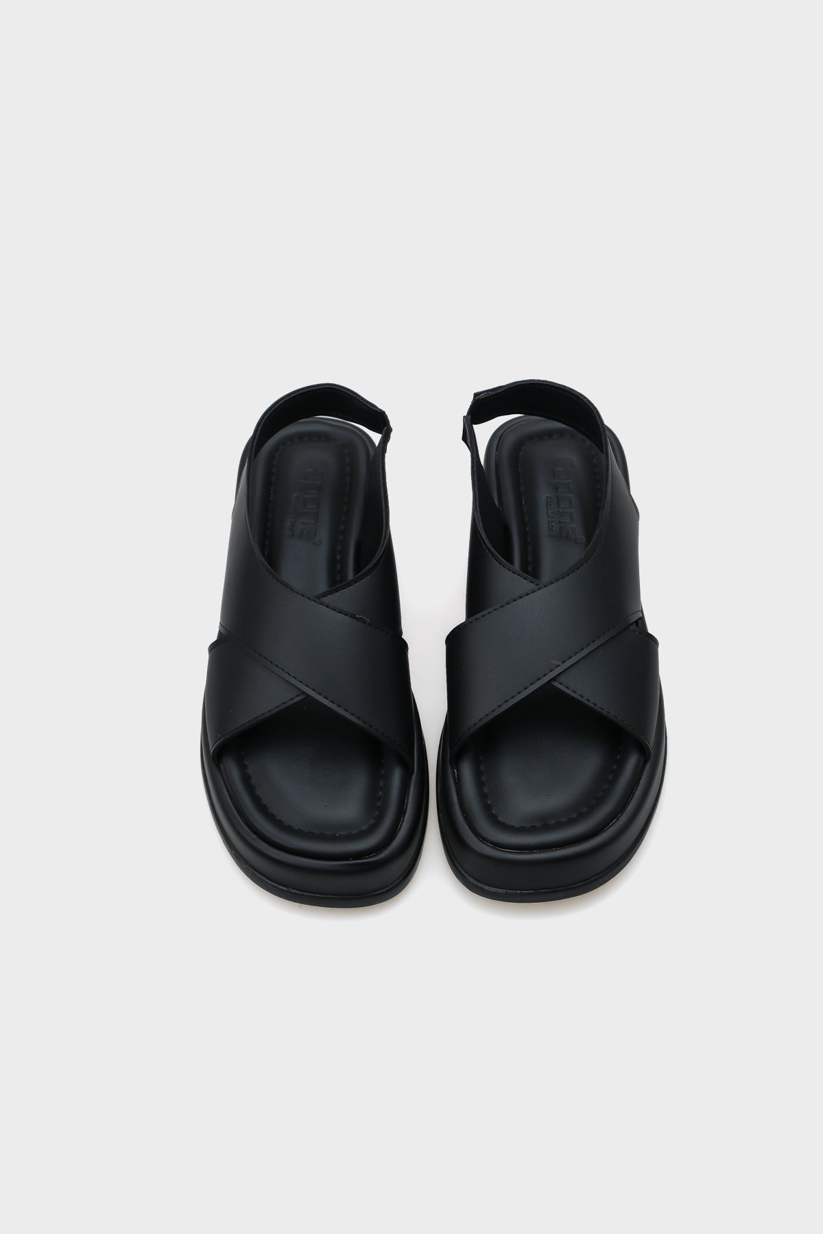 Dena Dolgu Topuklu Çapraz Bantlı Kadın Sandalet