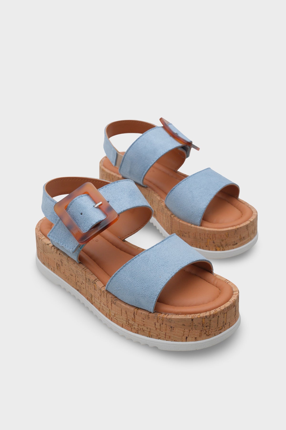 Bertie Dolgu Topuklu Bantlı Kadın Sandalet