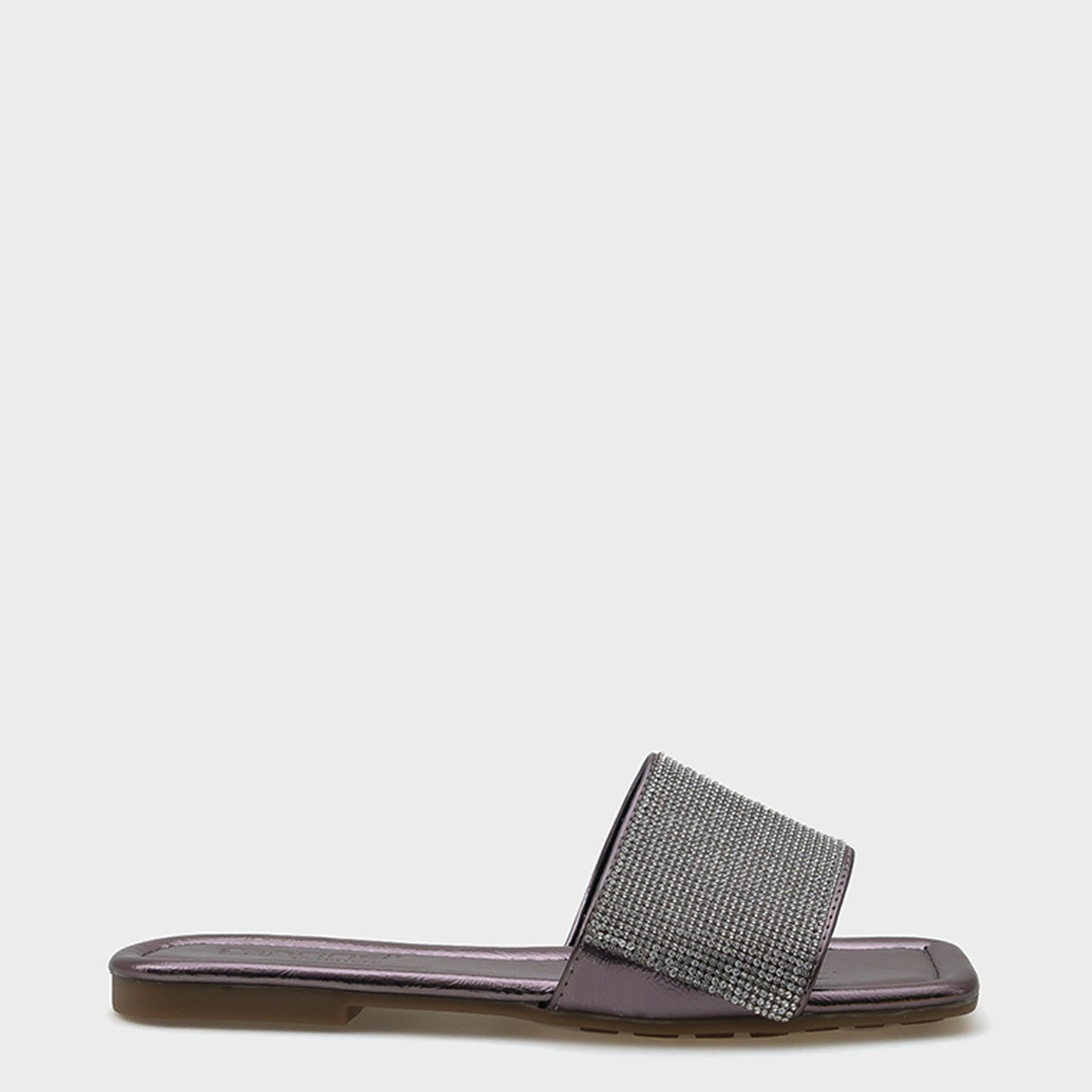 Margo Taşlı Tek Bantlı Düz Topuk Kadın Terlik