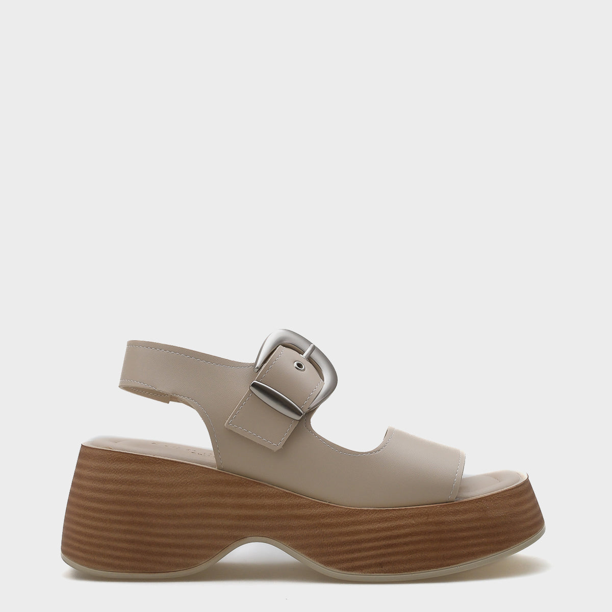 Dina Dolgu Topuklu Tek Tokalı Kadın Sandalet