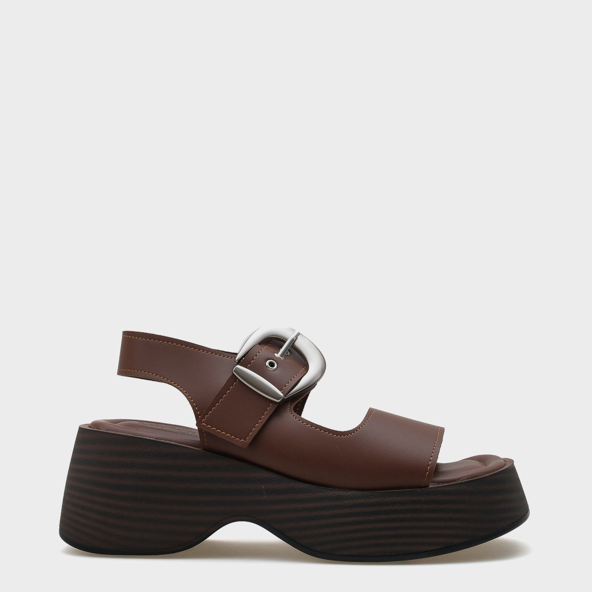 Dina Dolgu Topuklu Tek Tokalı Kadın Sandalet