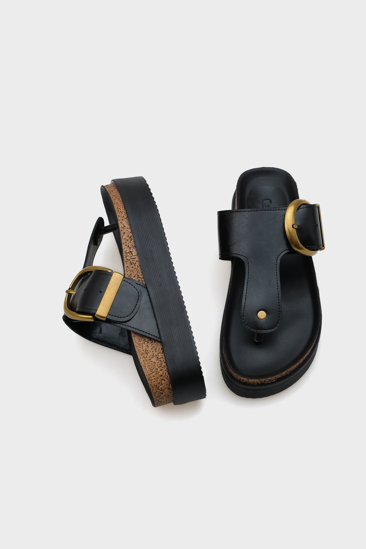 Margot Dolgu Topuklu Parmak Arası Tek Tokalı Kadın Konfor Terlik