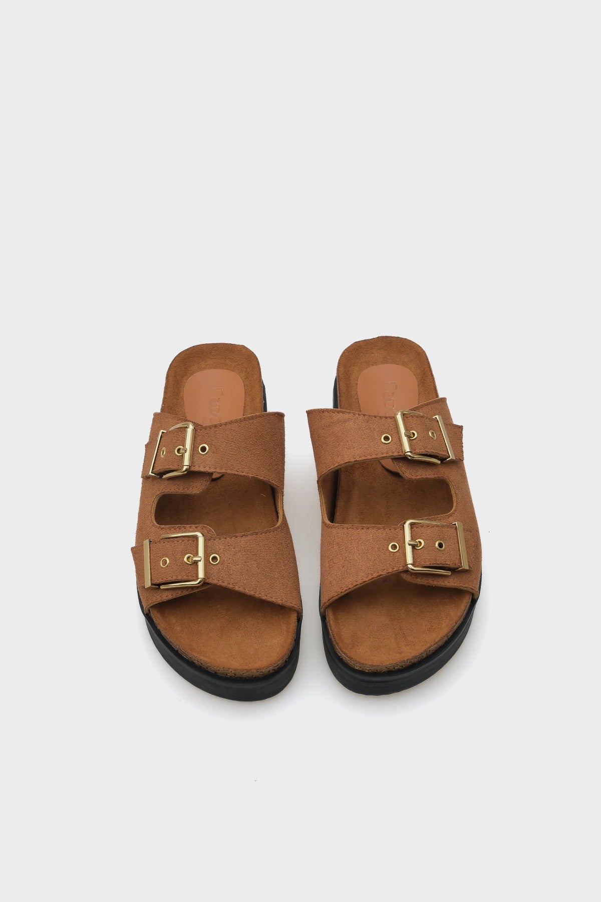 Margy Dolgu Topuklu Çift Tokalı Kadın Konfor Terlik