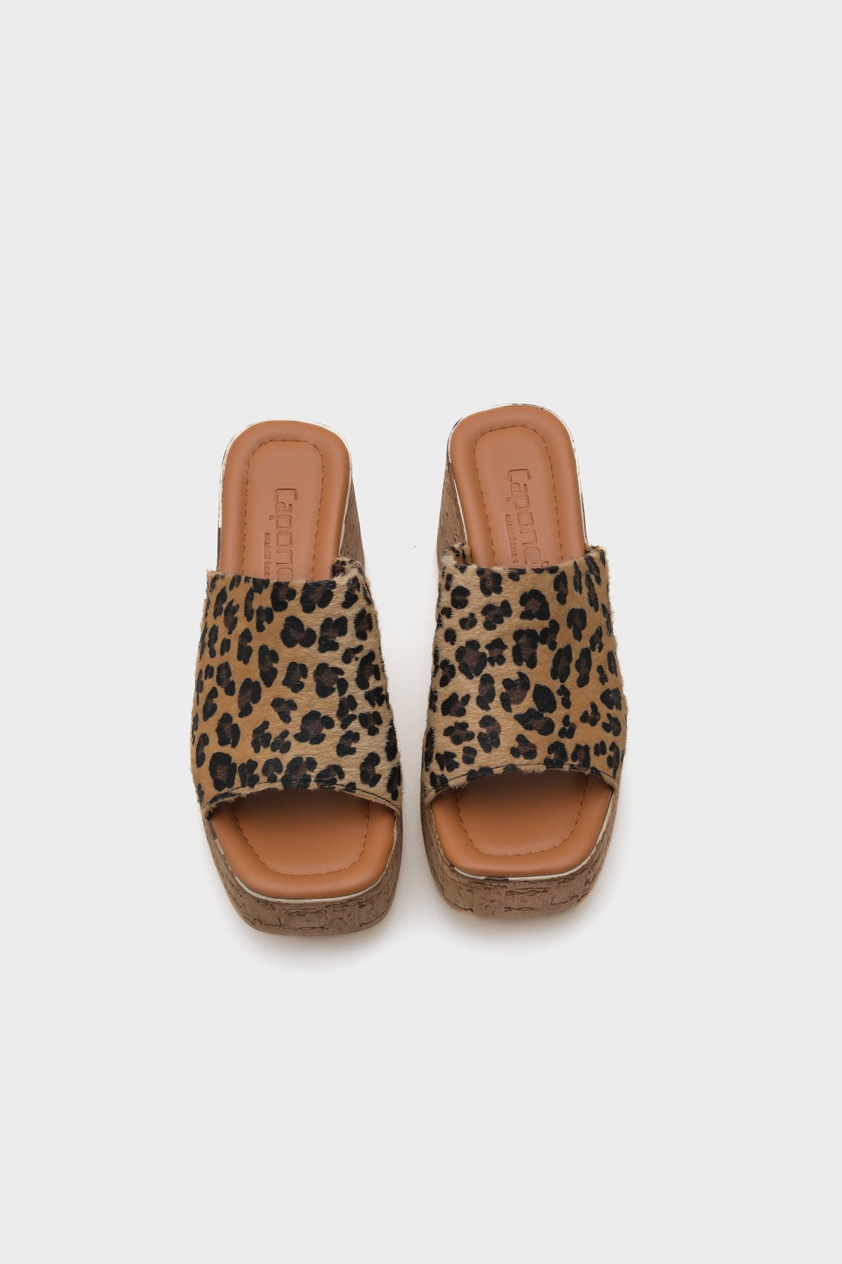 Maria Platform Tek Bantlı Süet Kadın Terlik