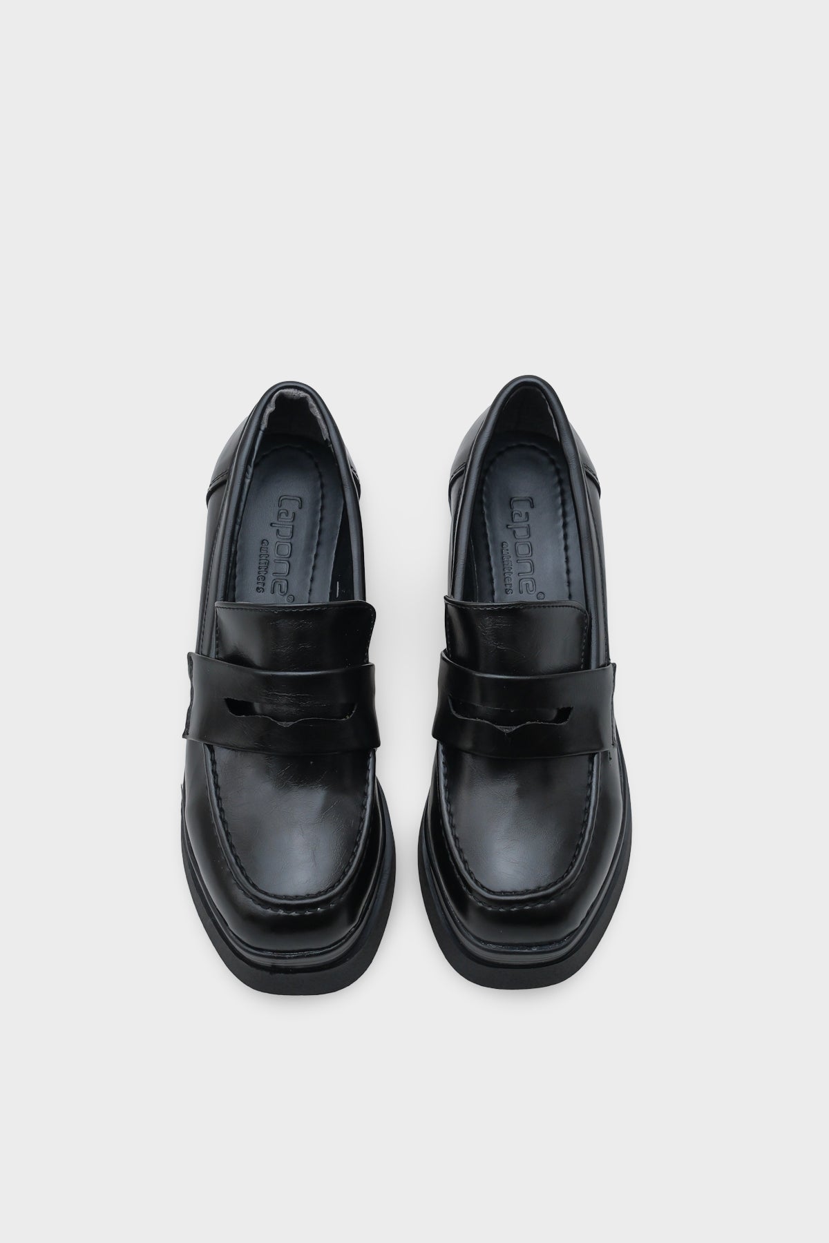 1003 Yuvarlak Burunlu Orta Topuklu Kadın Loafer