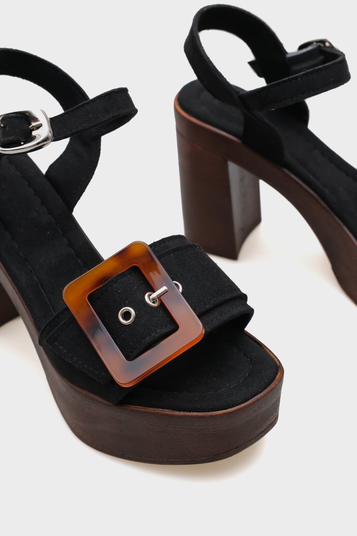 Marit Platform Leopar Tokalı Kadın Sandalet