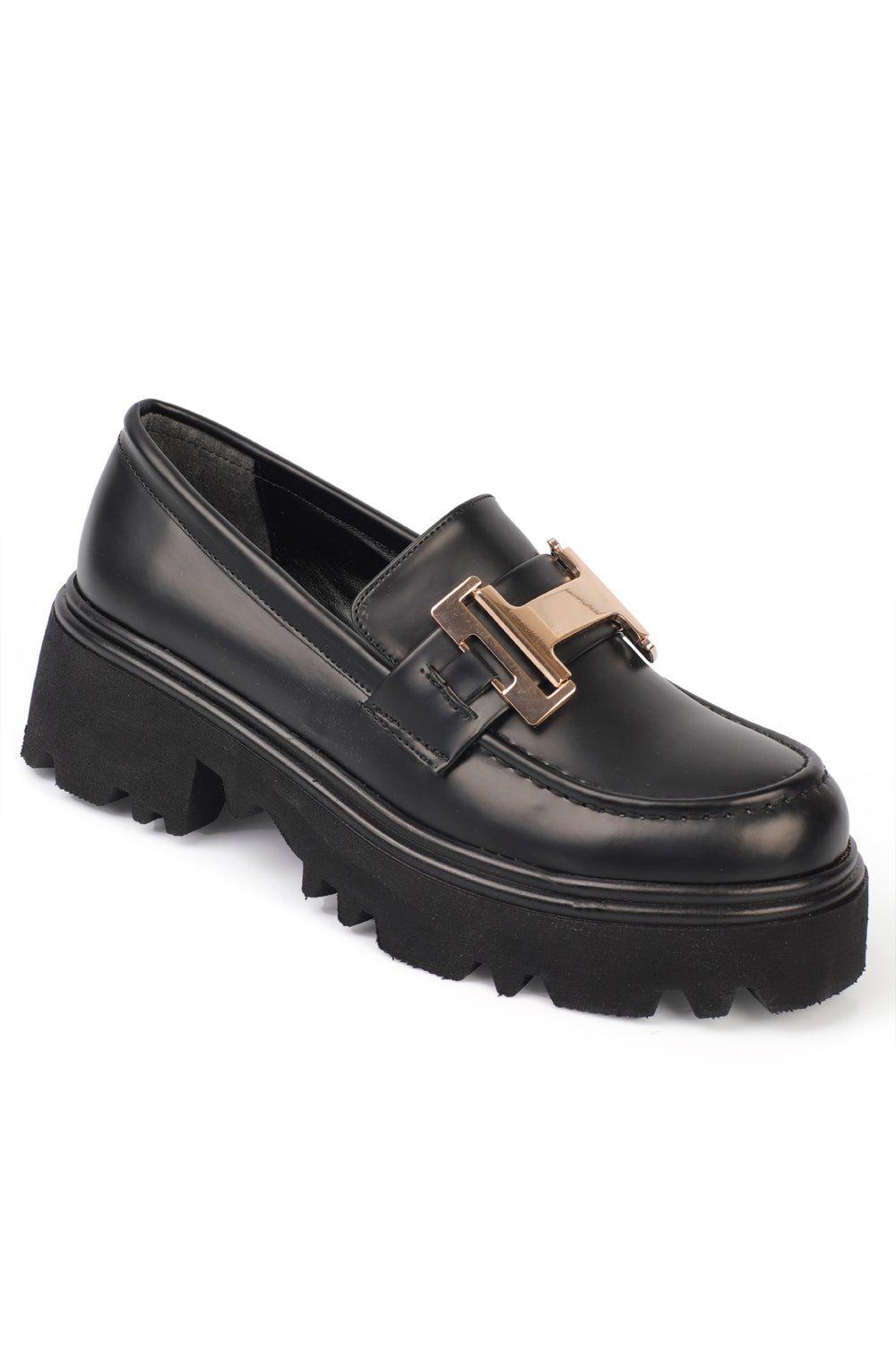 Joella Yuvarlak Burunlu H Tokalı Kadın Loafer