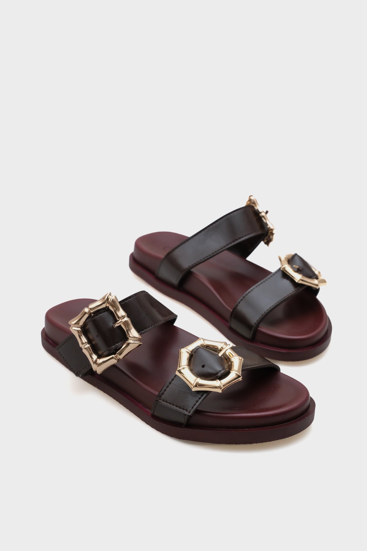 Marti Çift Tokalı Kadın Konfor Terlik