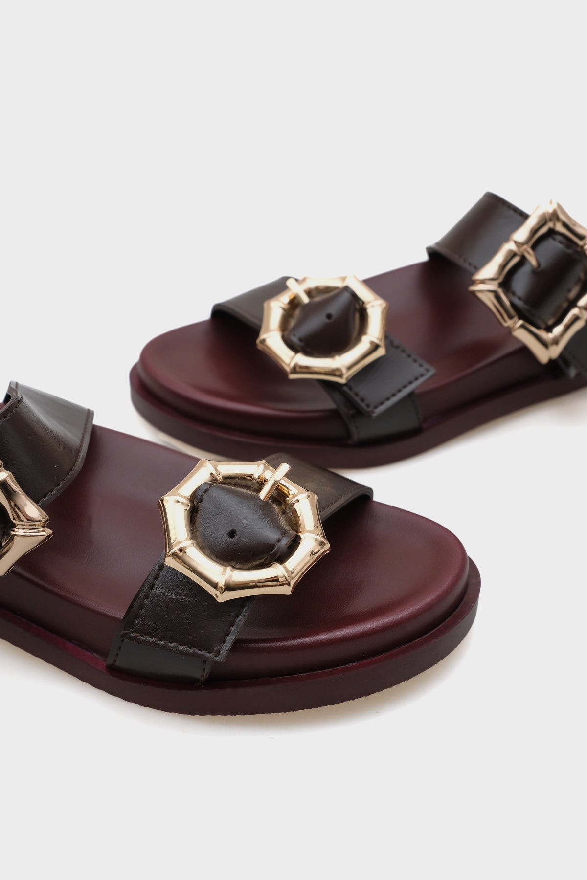 Marti Çift Tokalı Kadın Konfor Terlik