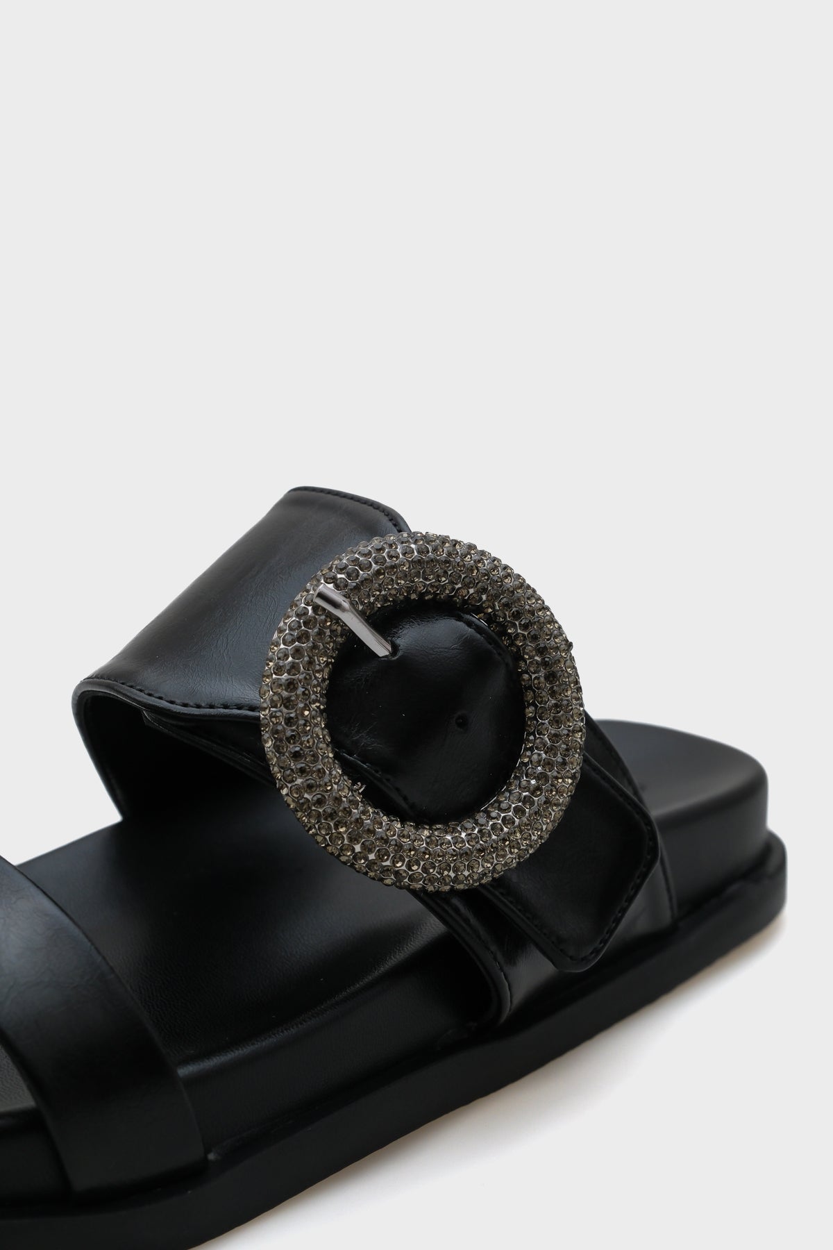 Mary Taşlı Tokalı Kadın Konfor Terlik