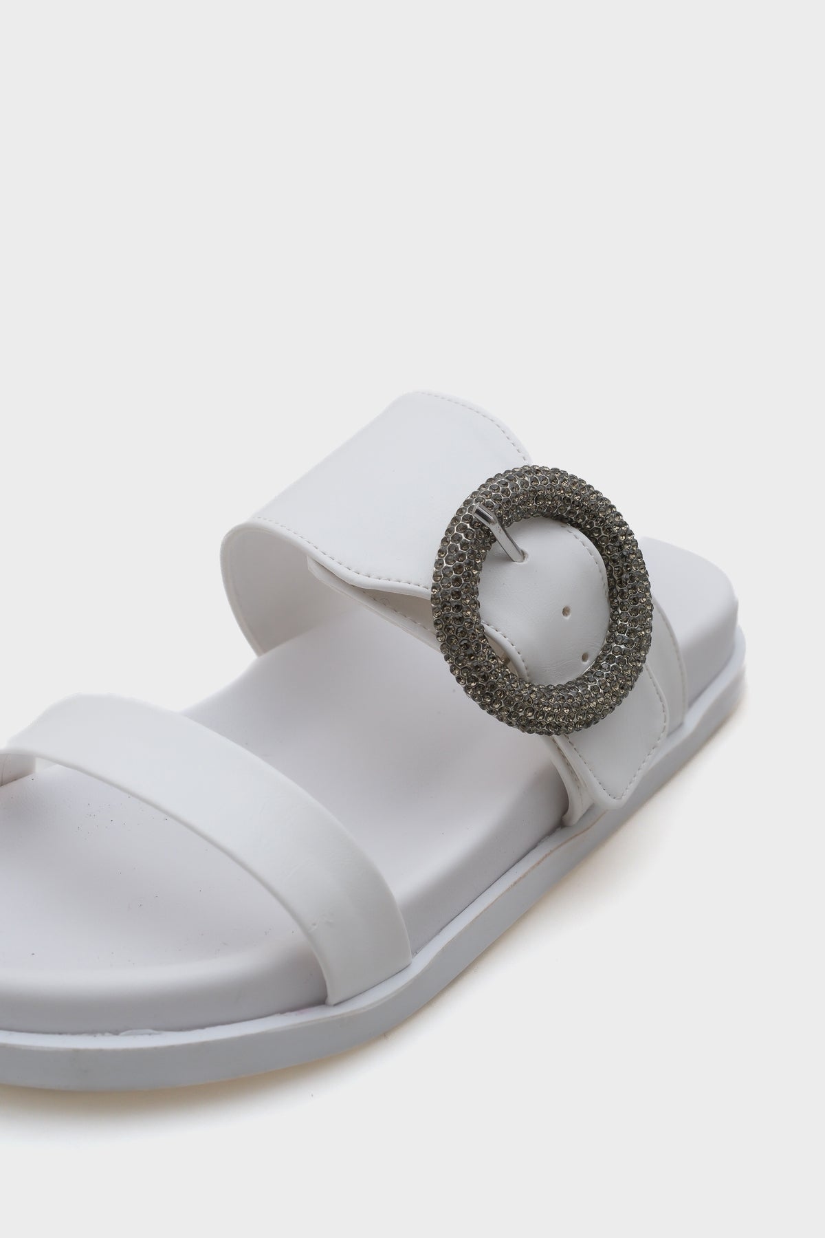 Mary Taşlı Tokalı Kadın Konfor Terlik