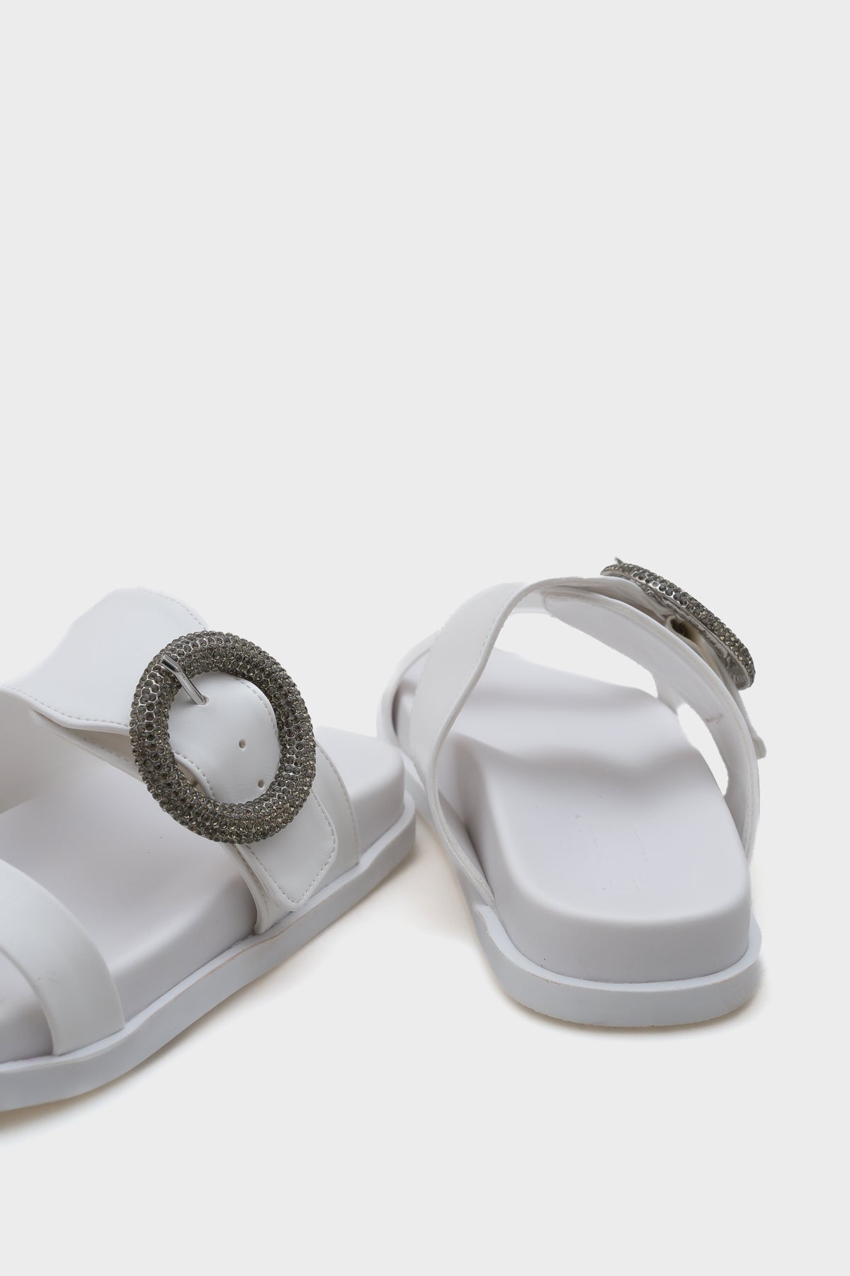 Mary Taşlı Tokalı Kadın Konfor Terlik