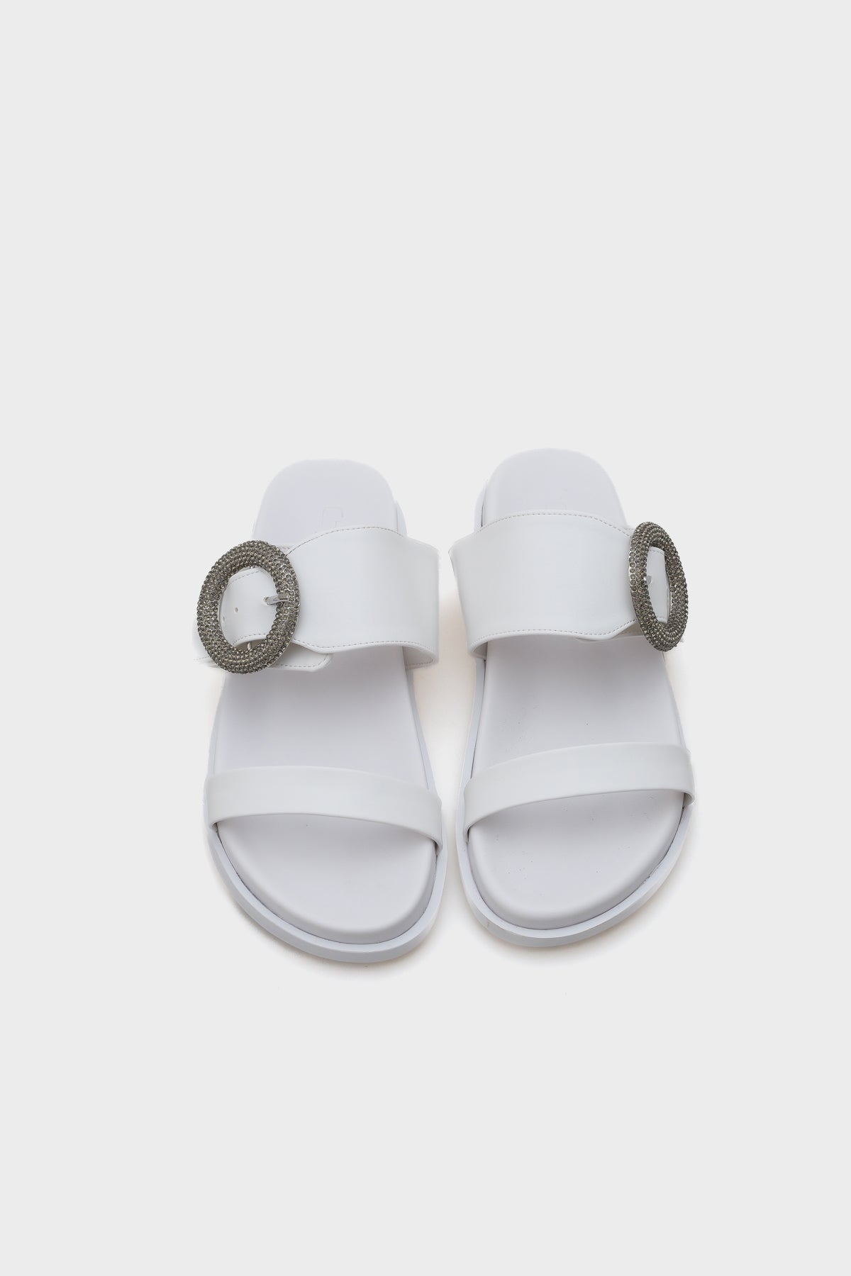 Mary Taşlı Tokalı Kadın Konfor Terlik