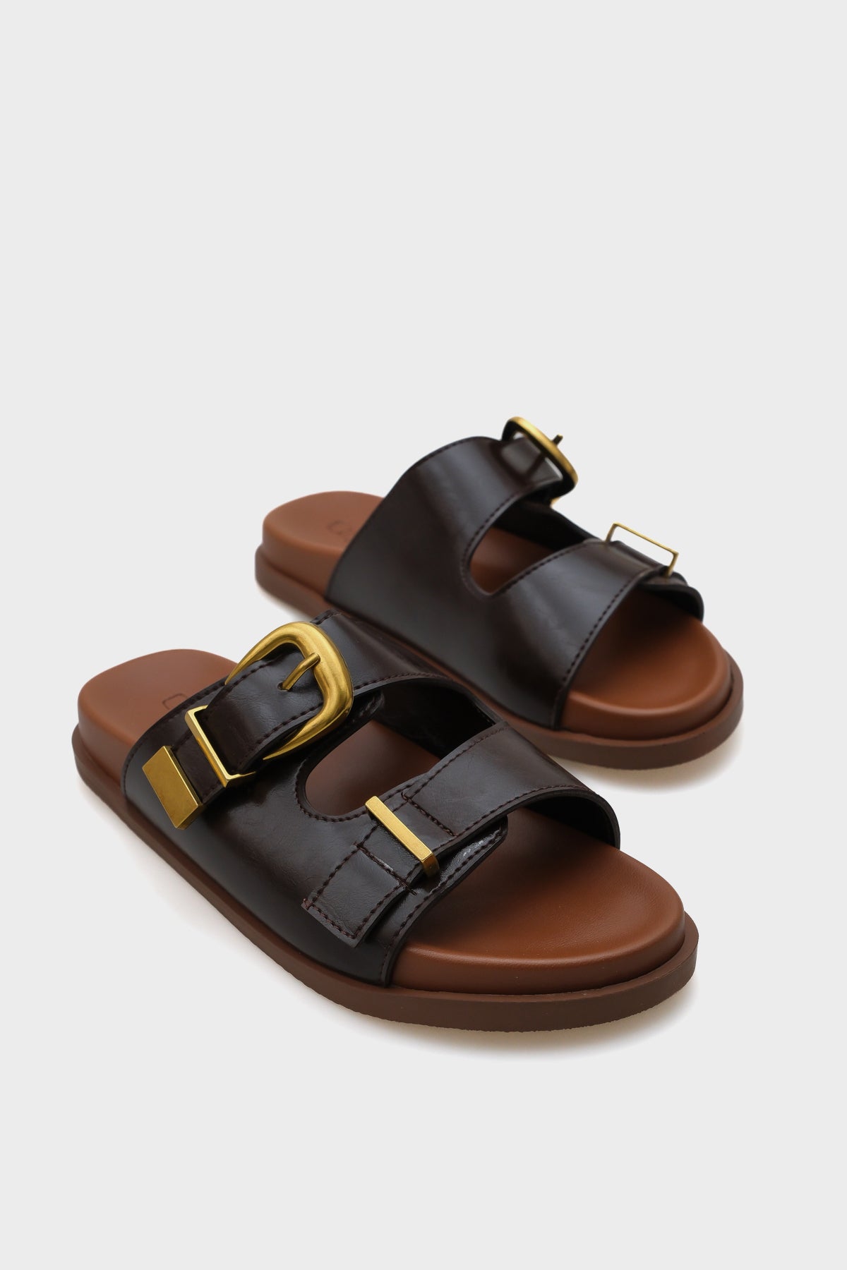 Maryl Çift Tokalı Kadın Konfor Terlik