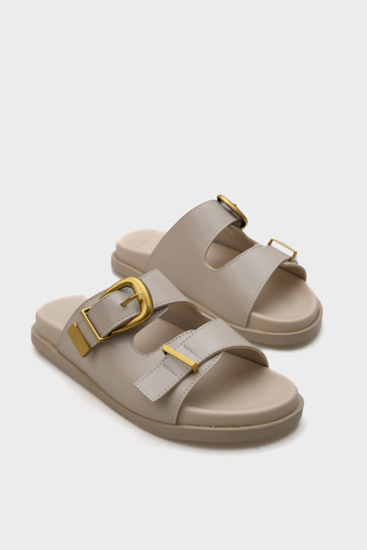 Maryl Çift Tokalı Kadın Konfor Terlik