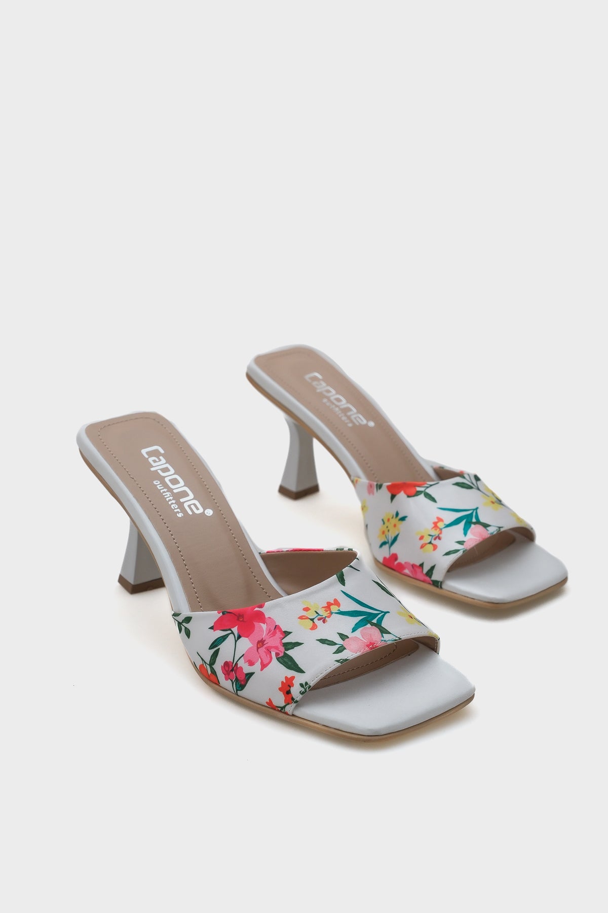 Maura Küt Burunlu Tek Bantlı Kum Saati Topuklu Kadın Terlik