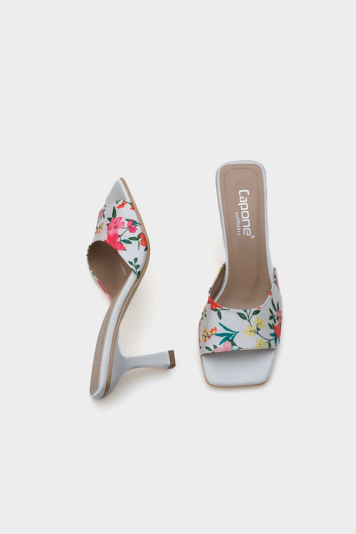 Maura Küt Burunlu Tek Bantlı Kum Saati Topuklu Kadın Terlik