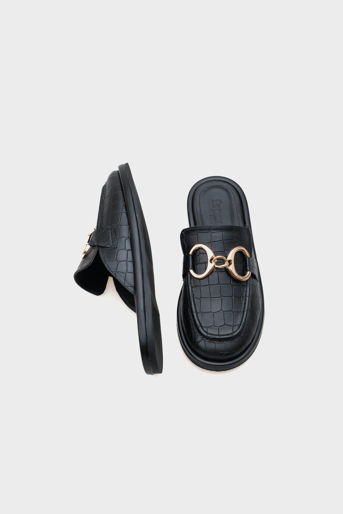 Meg Metal Tokalı Kapalı Kadın Terlik