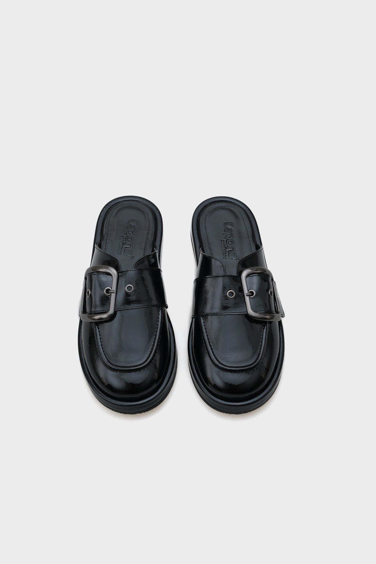 Melina Tokalı Burnu Kapalı İçi Tüylü Kadın Terlik