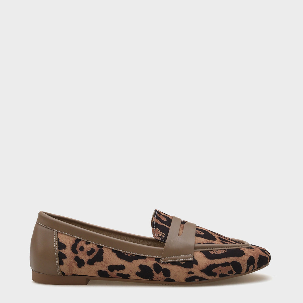 Caren Leopar Kadın Loafer Ayakkabı