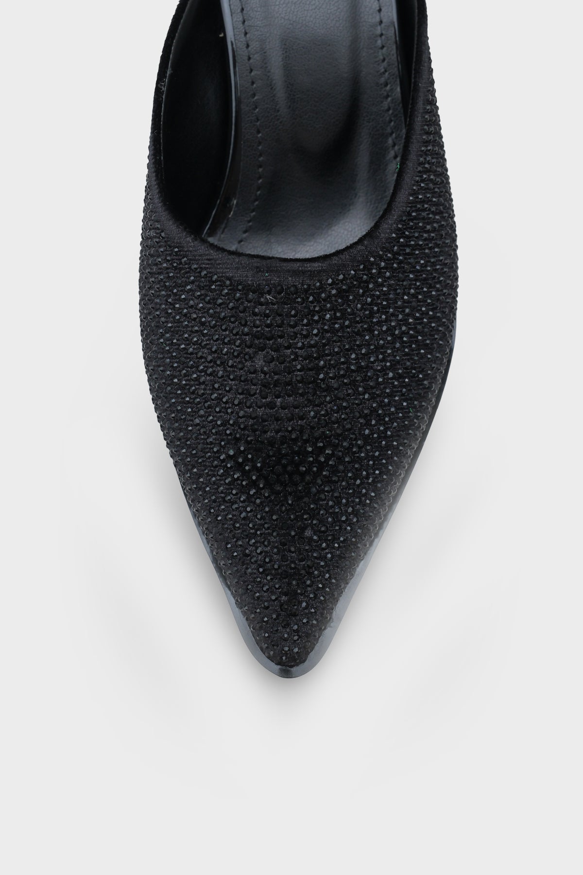 Ivy Sivri Burunlu Taşlı Burnu Kapalı Kadın Terlik