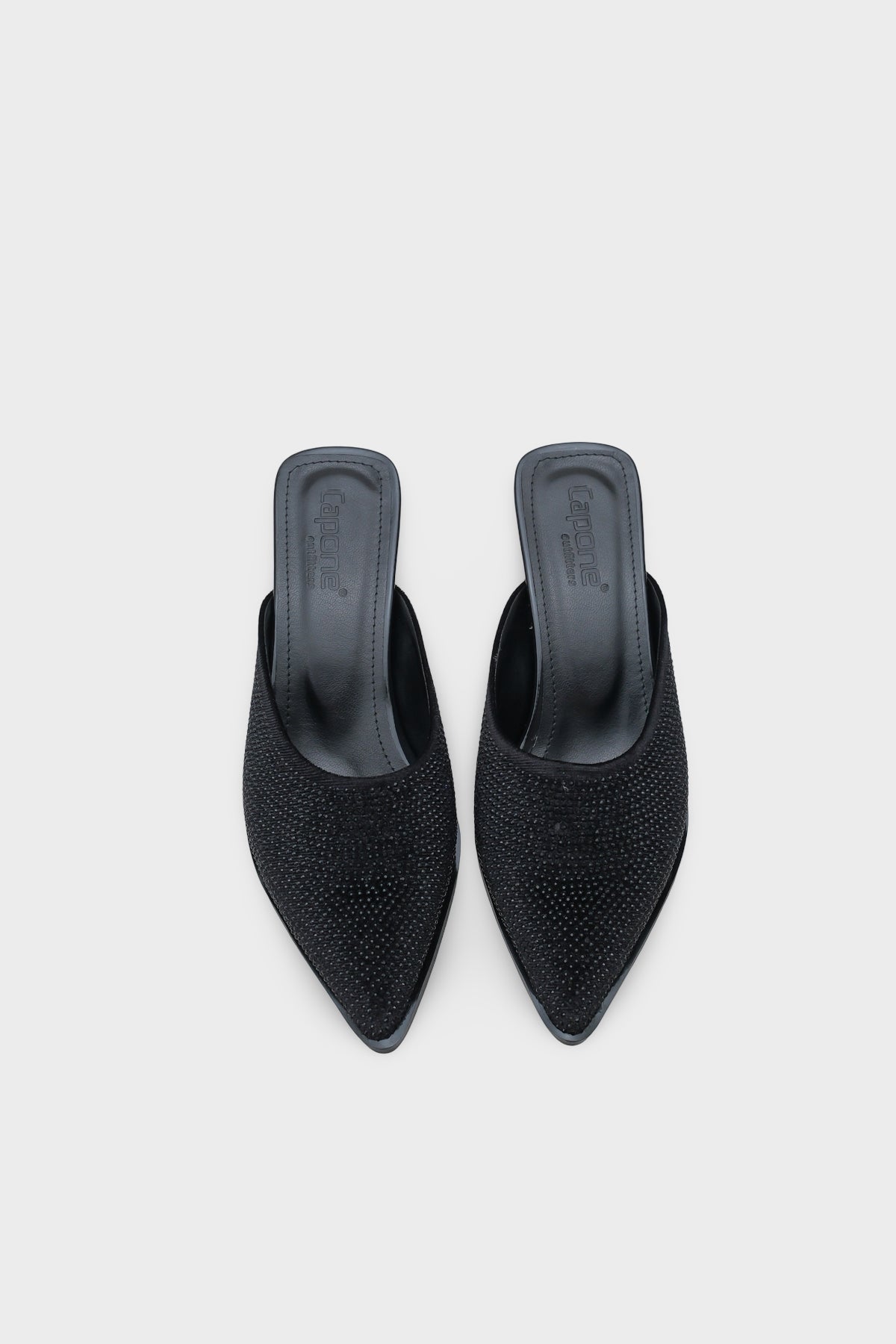 Ivy Sivri Burunlu Taşlı Burnu Kapalı Kadın Terlik