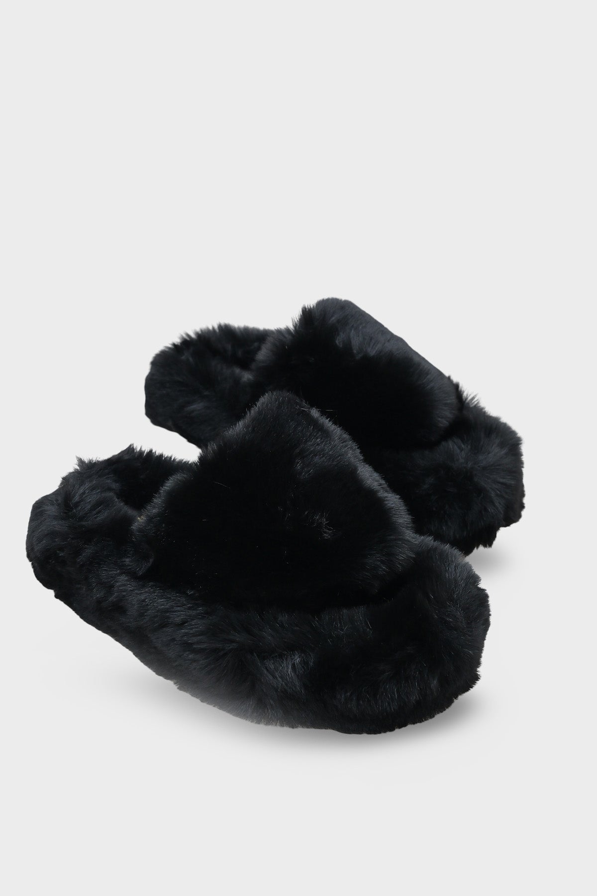 Nyssa Peluş Tüylü Kadın Ev Terliği