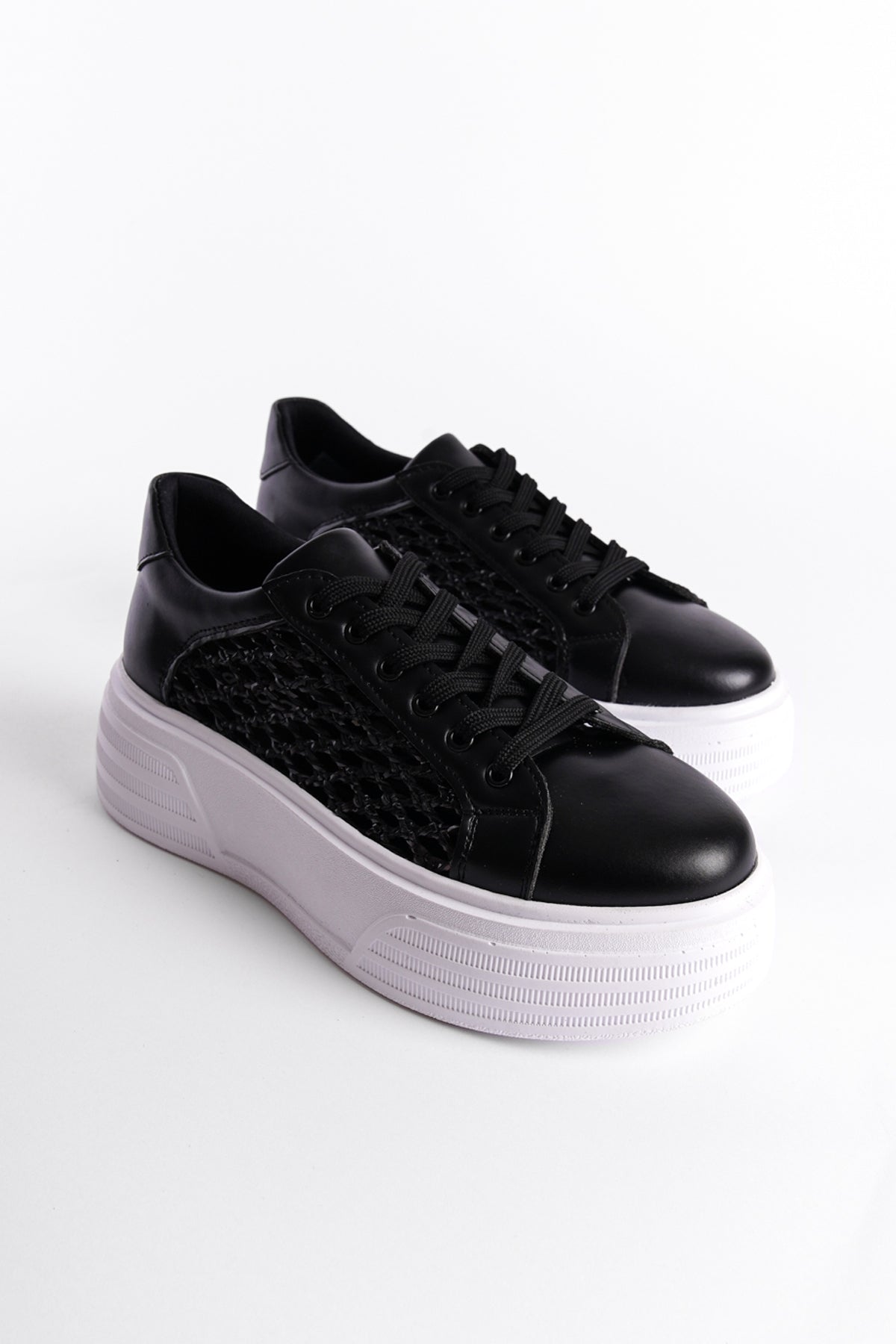 Fileli Hasır Kadın Sneaker Spor Ayakkabı