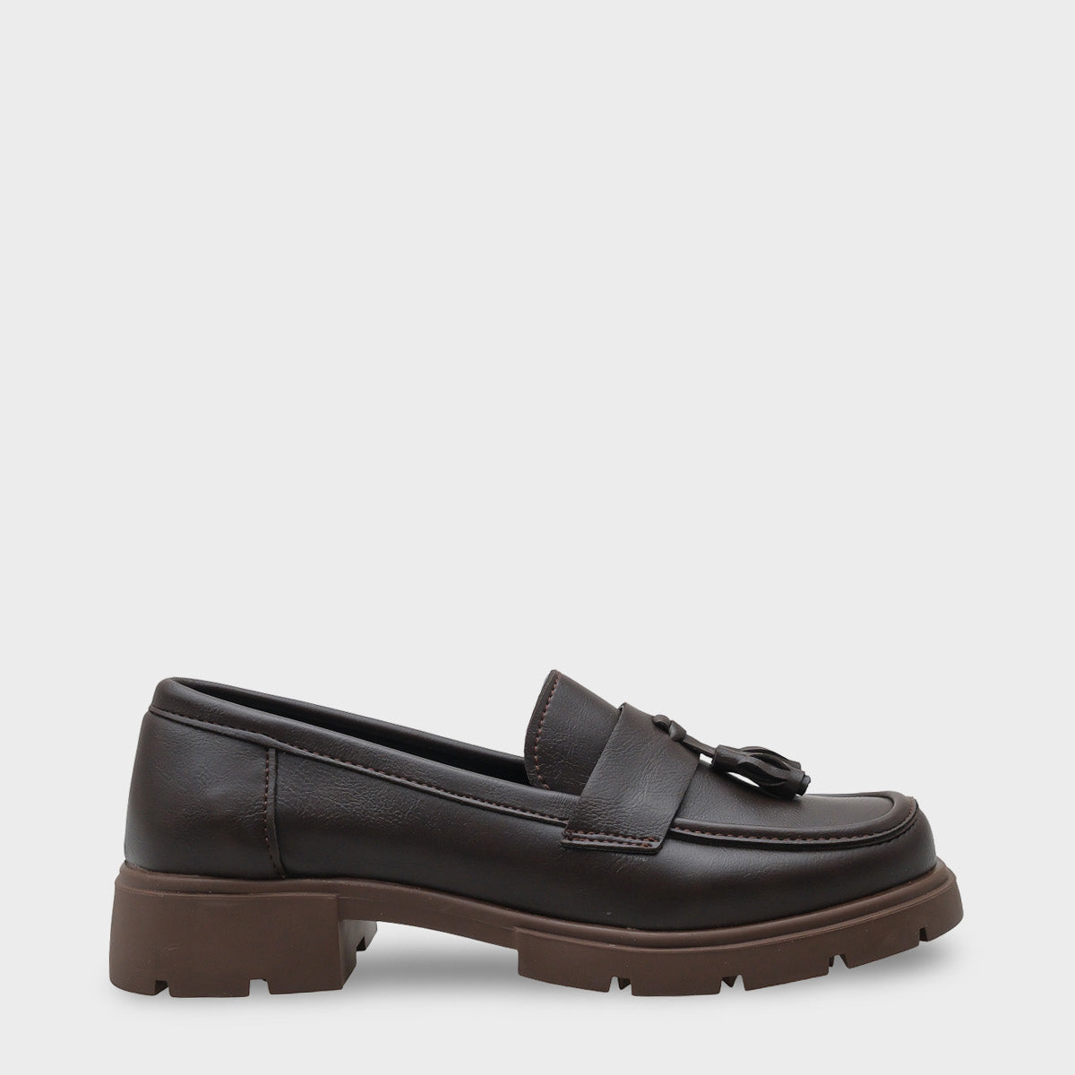 Elga Trak Tabanlı Püsküllü Kadın Loafer