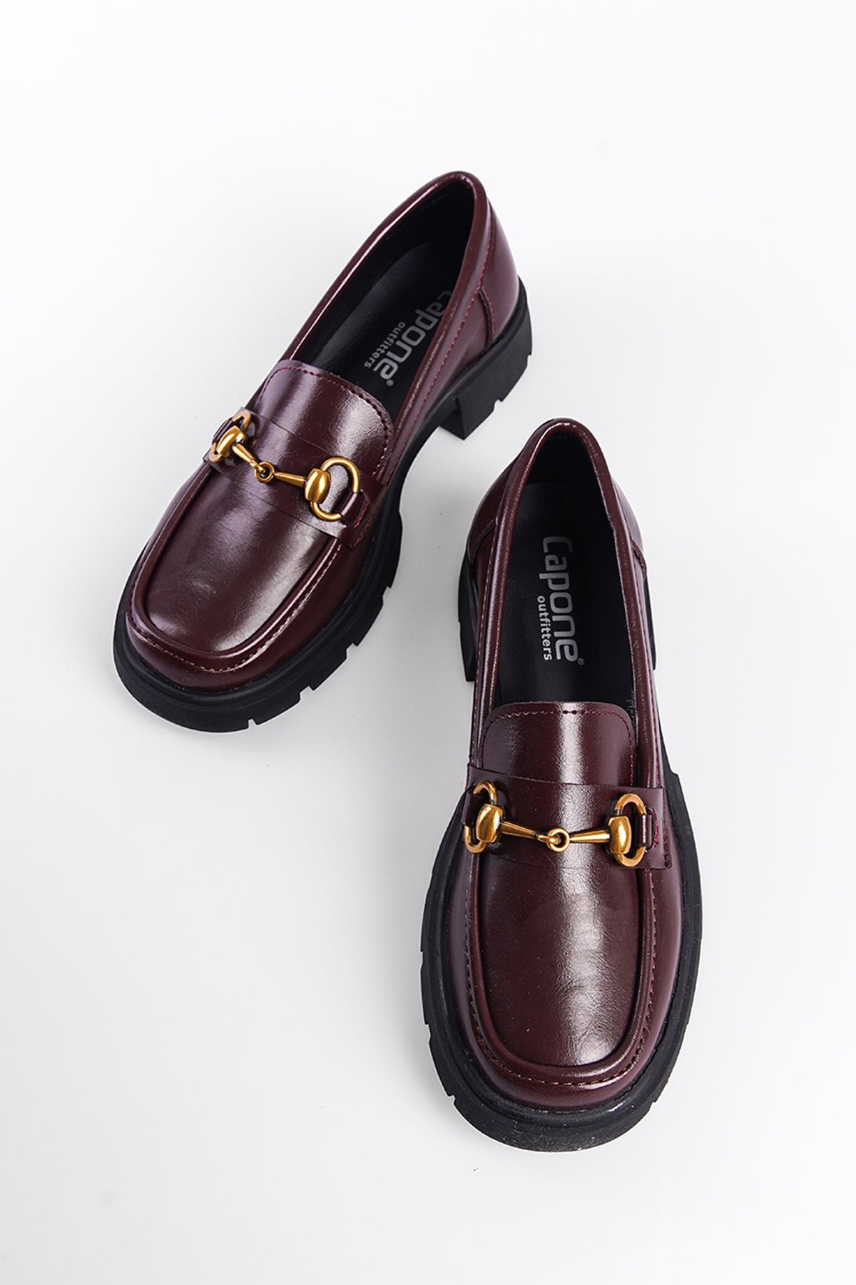 Trak Tabanlı Metal Tokalı Kadın Loafer