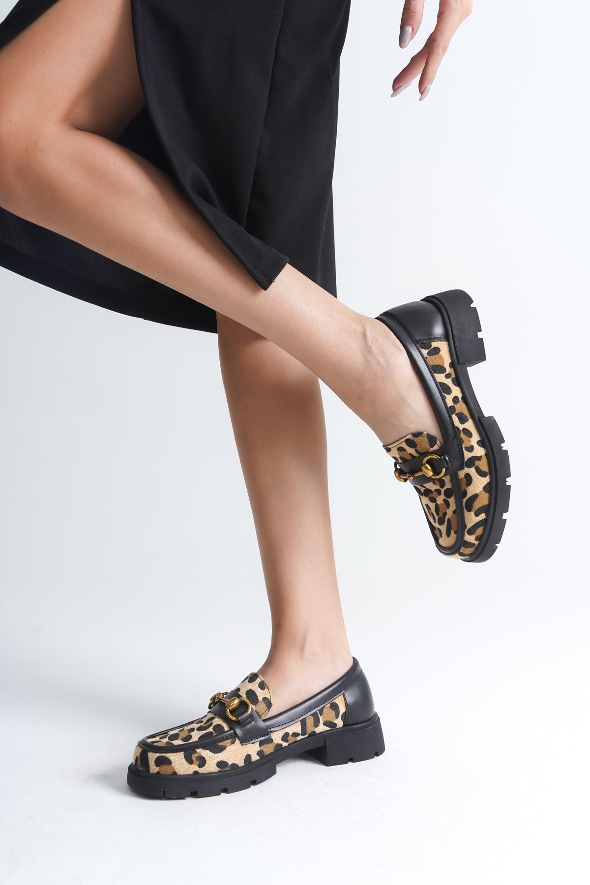 Jessie Trak Tabanlı Metal Tokalı Kadın Loafer