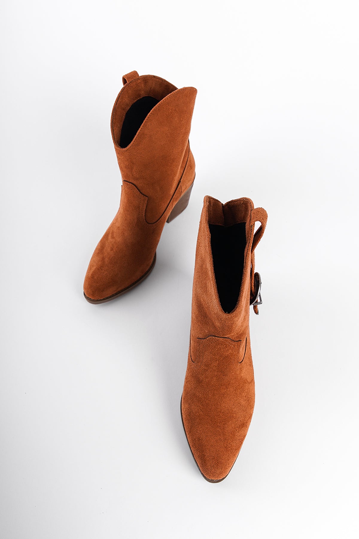 Zane Süet Çekmeli Kadın Kovboy Bot