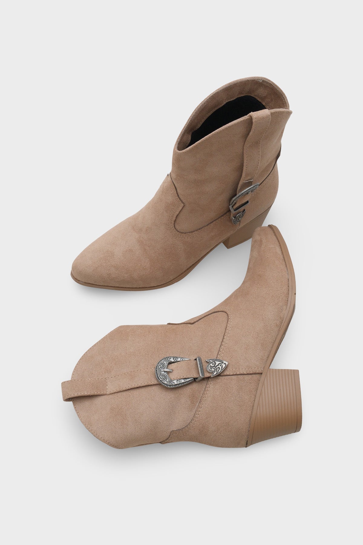 Zane Süet Çekmeli Kadın Kovboy Bot