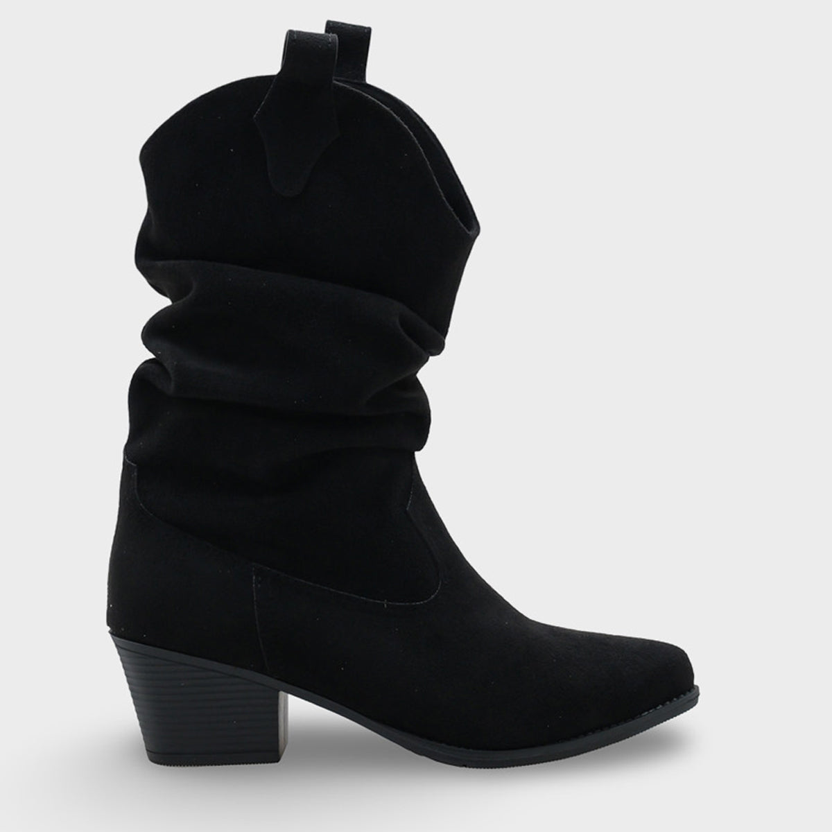 West Süet Çekmeli Kadın Kovboy Bot