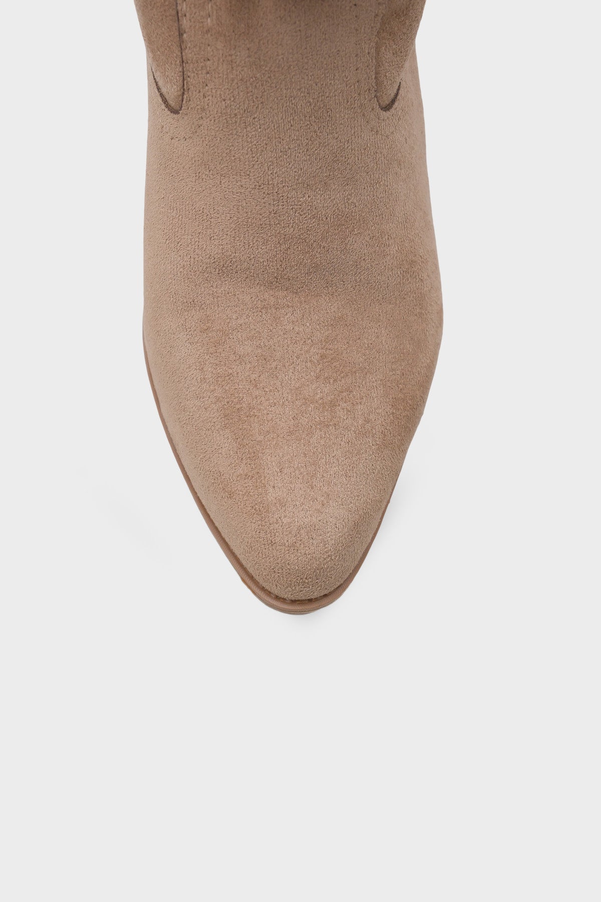 West Süet Çekmeli Kadın Kovboy Bot