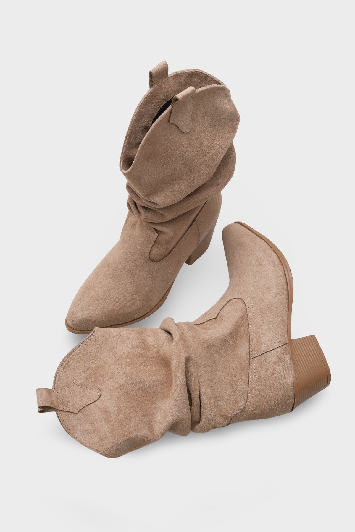 West Süet Çekmeli Kadın Kovboy Bot