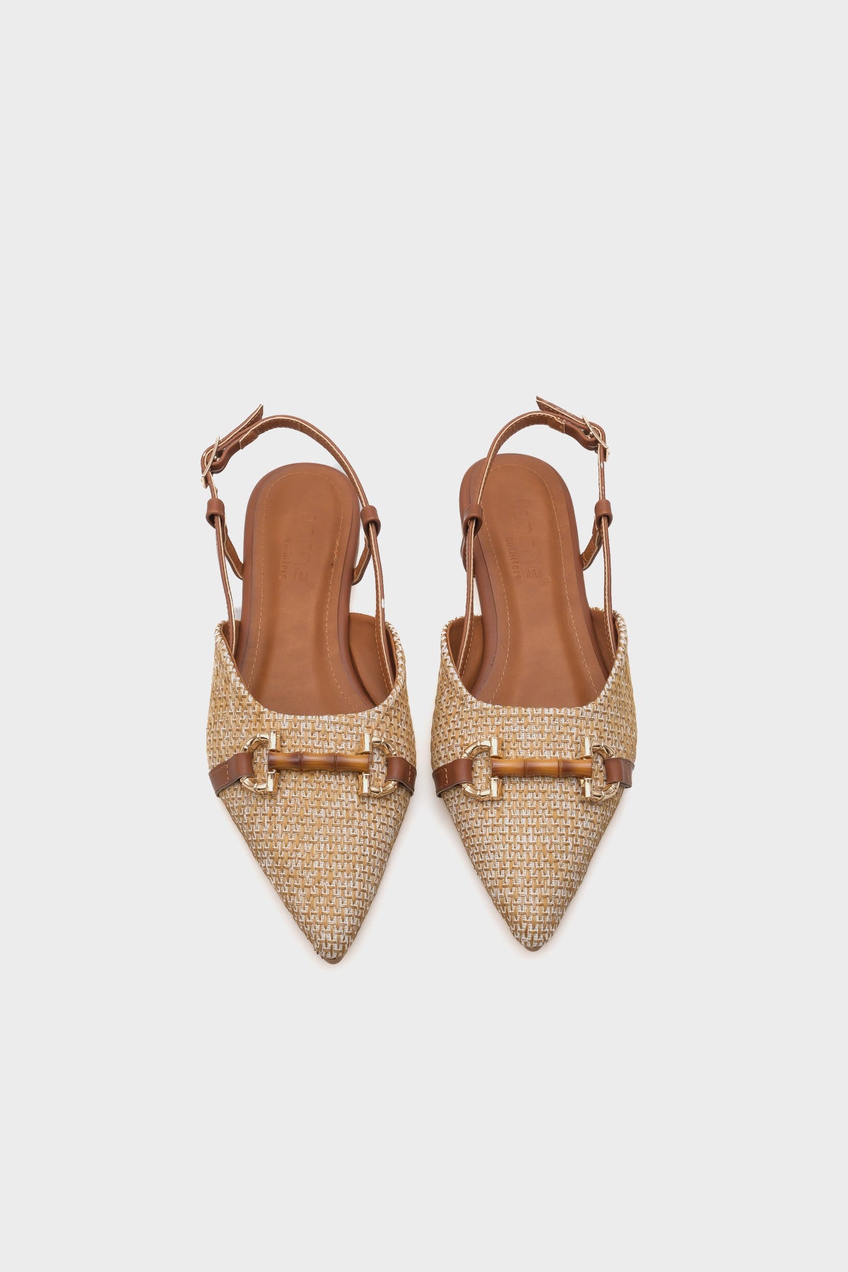 Aria Hasır Ahşap Tokalı Kadın Babet