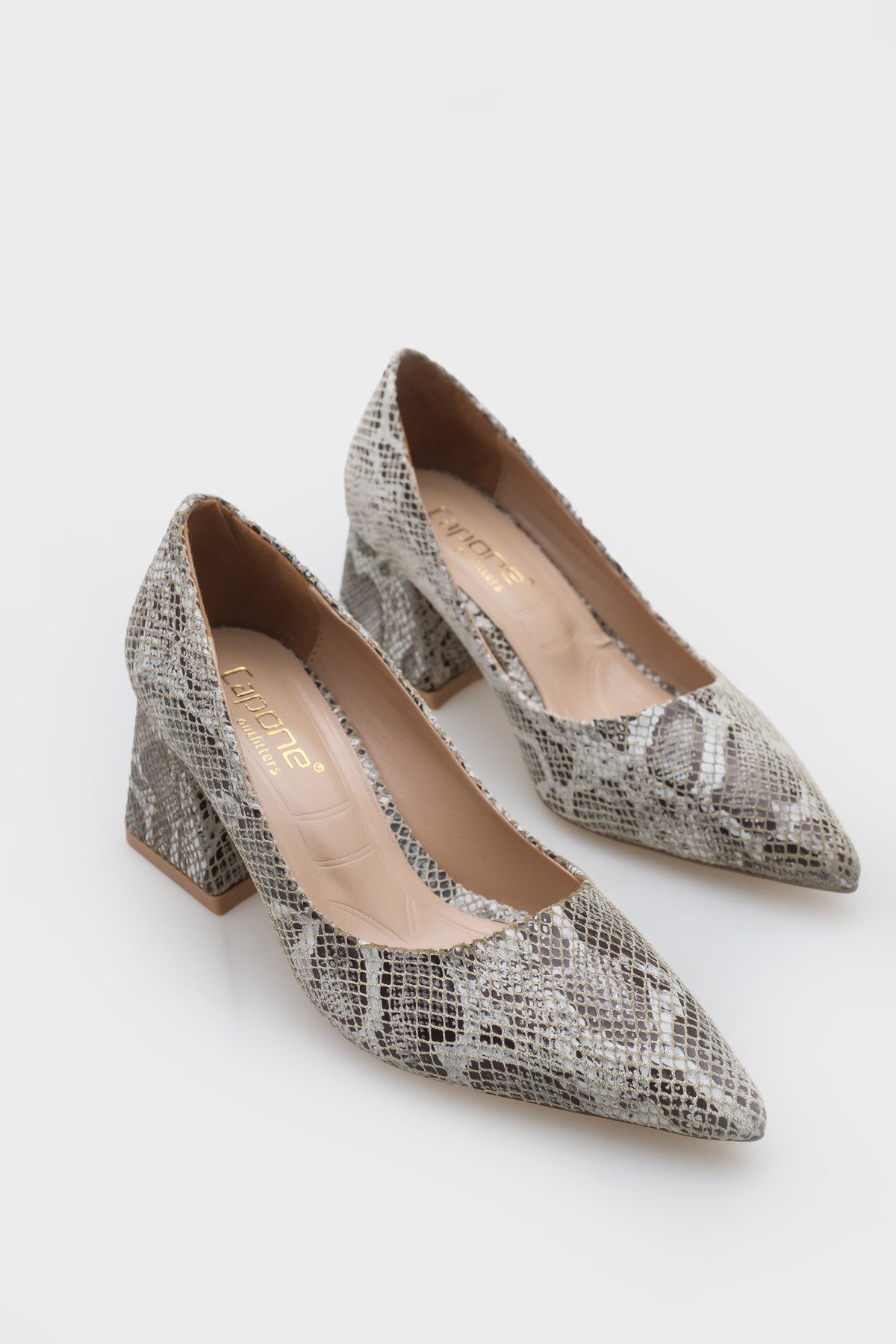 Sabrina Orta Topuklu Yumuşak Pedli Taban Kadın Ayakkabı