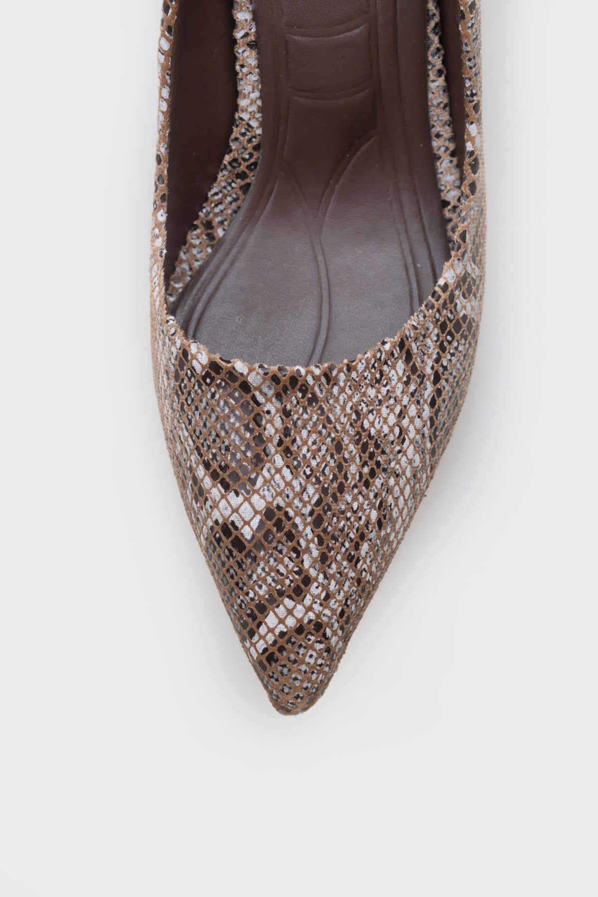 Sabrina Orta Topuklu Yumuşak Pedli Taban Kadın Ayakkabı