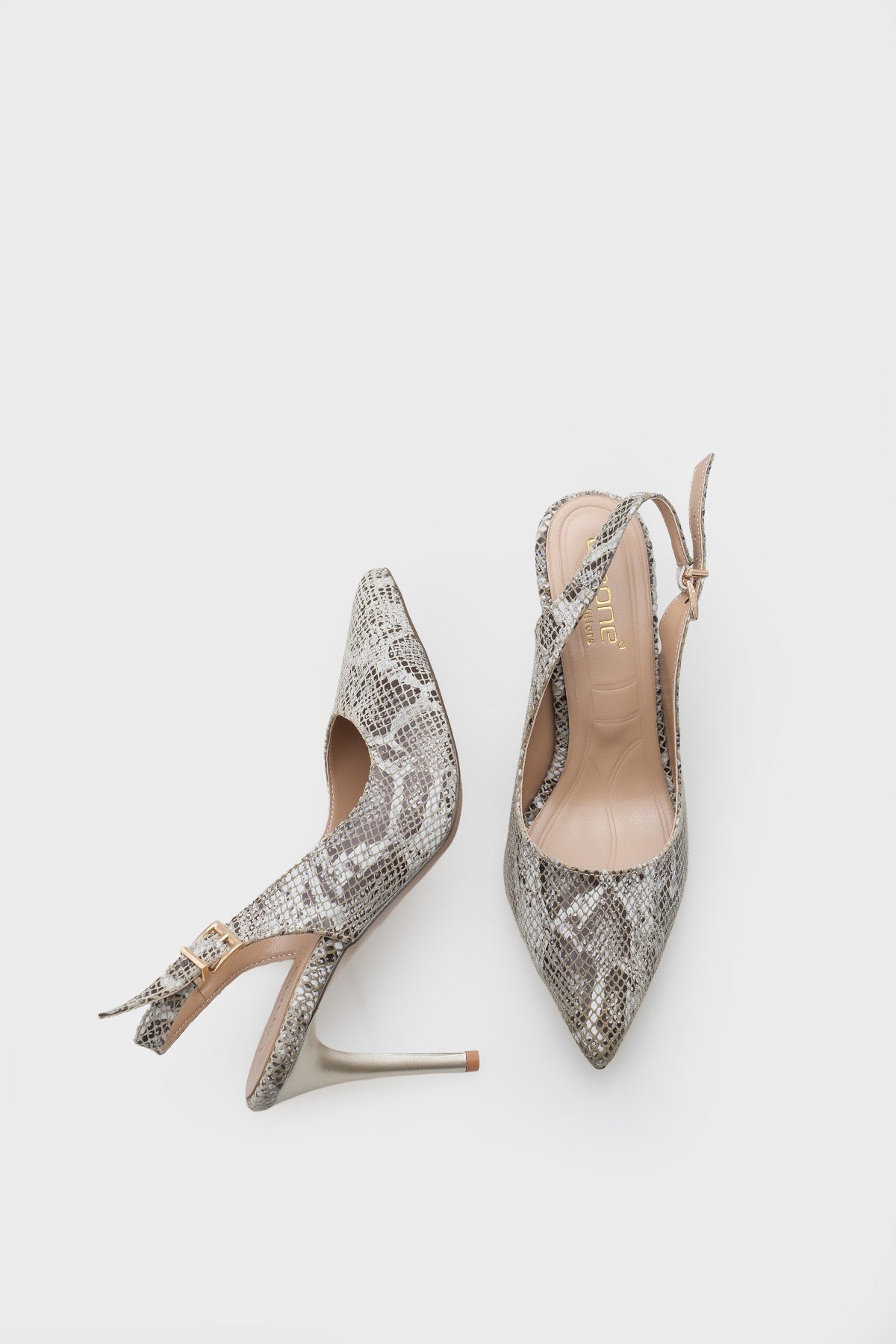 Sally Arkası Açık Orta Topuklu Yumuşak Pedli Taban Kadın Ayakkabı