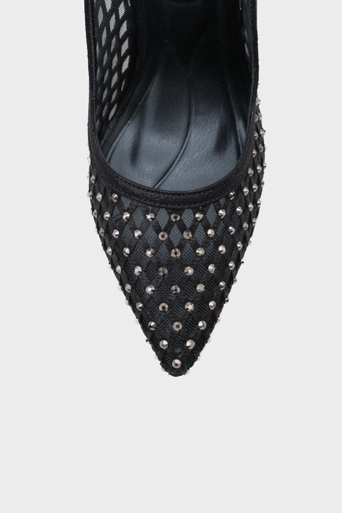 Hilary Taşlı Fileli Stiletto