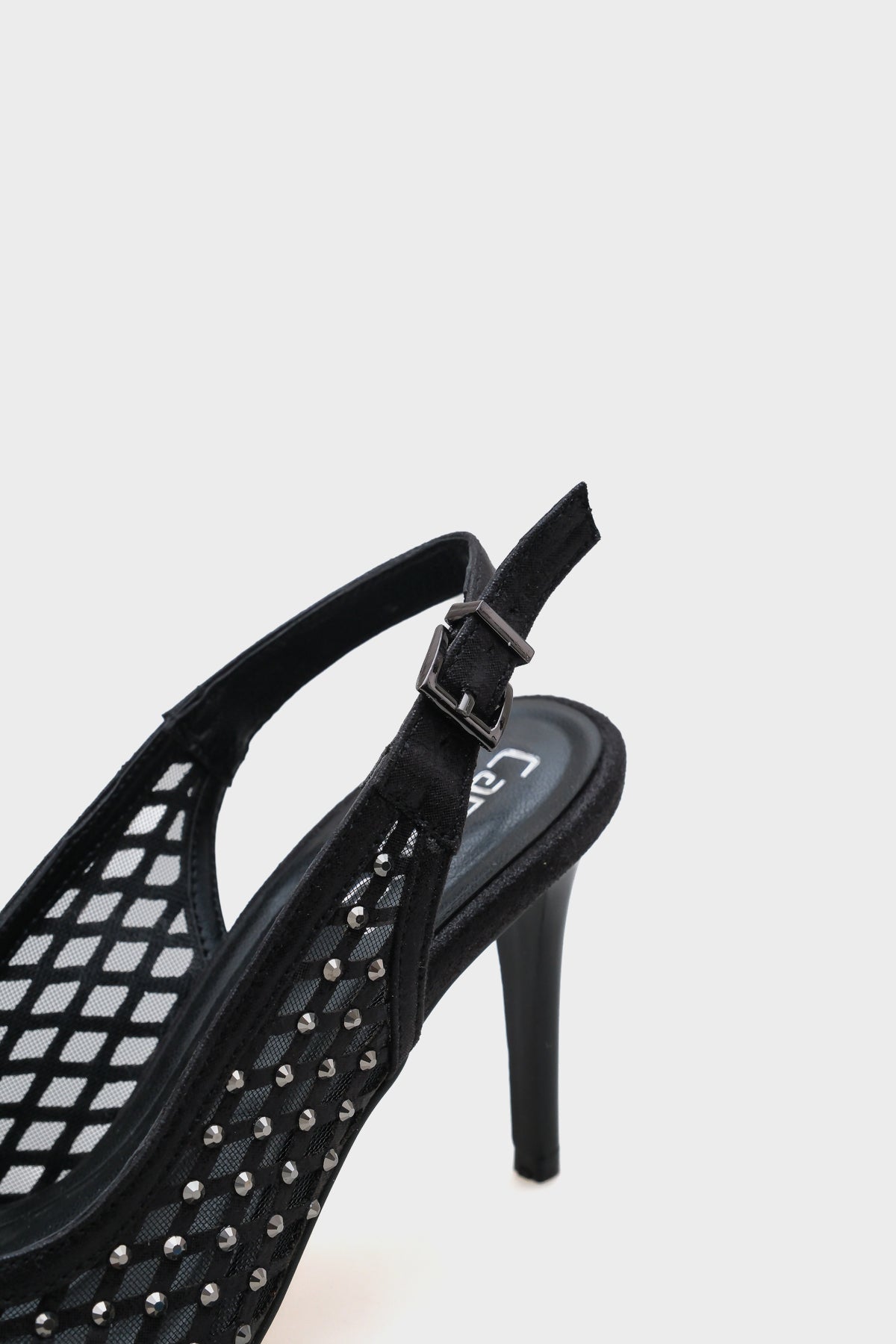 Hilary Taşlı Fileli Stiletto