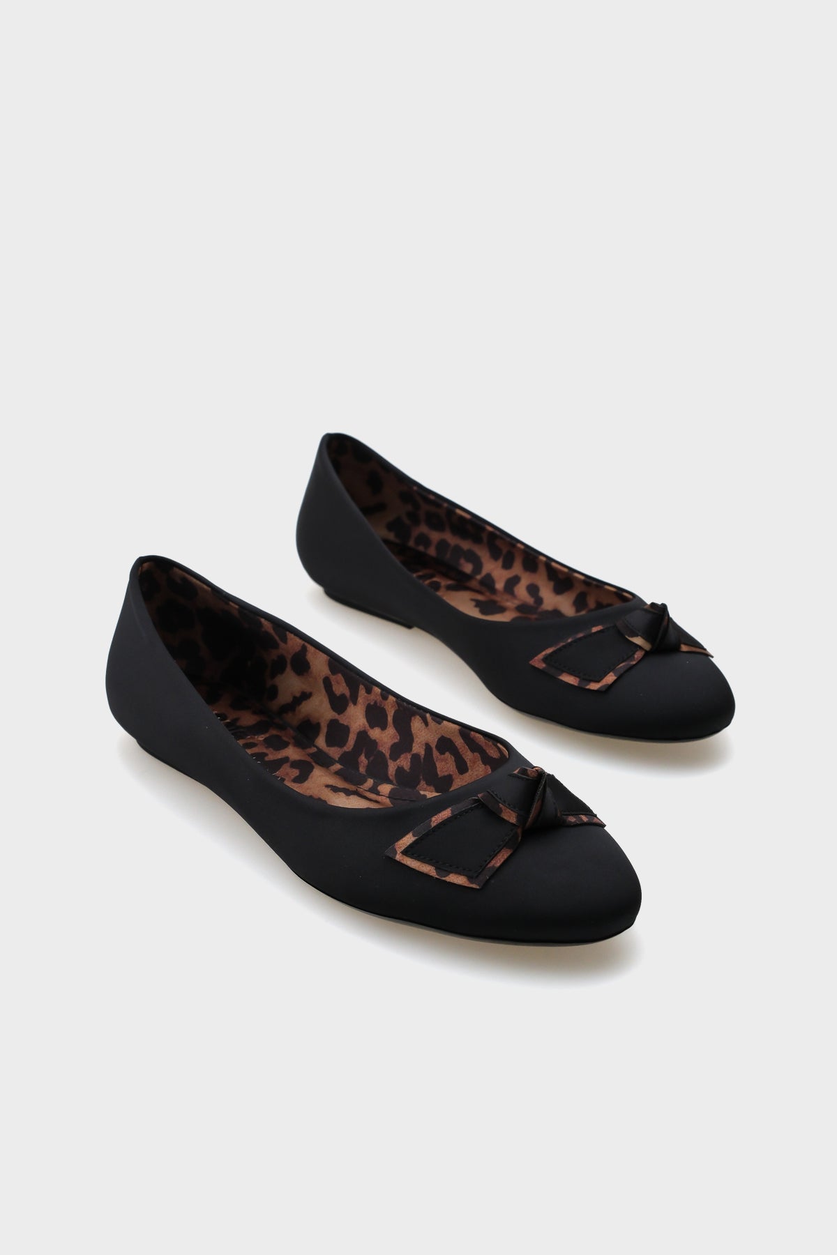 Aveline Saten Leopar Kadın Babet