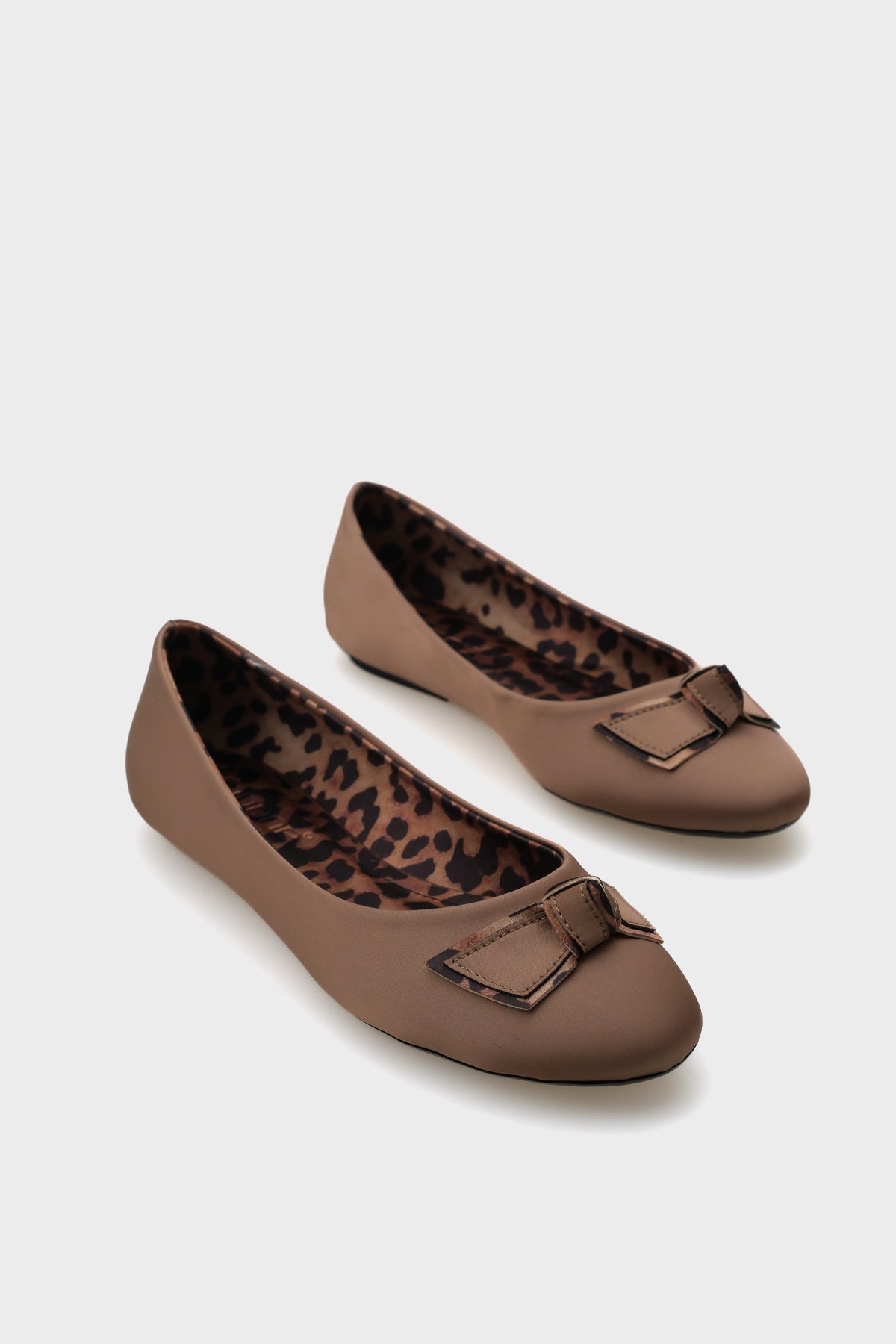 Aveline Saten Leopar Kadın Babet