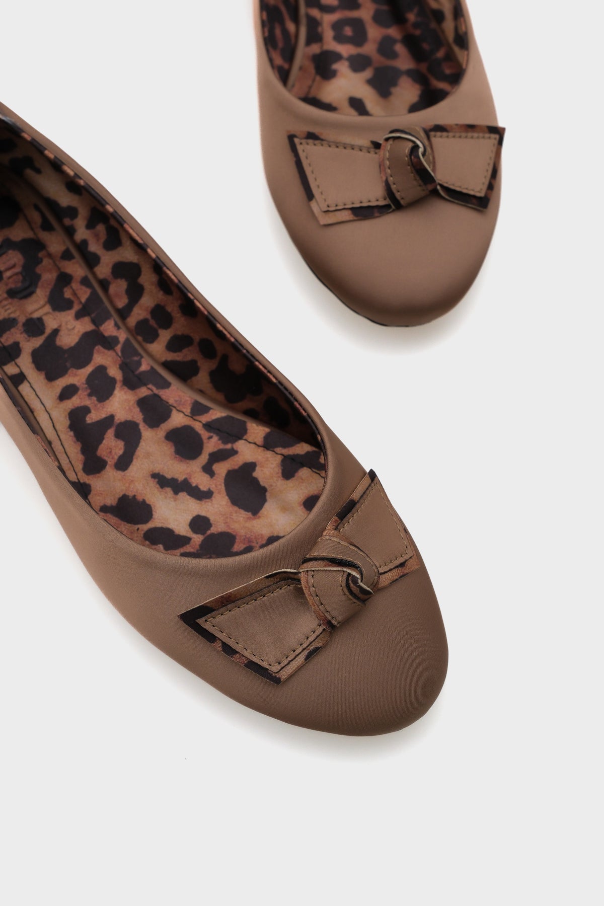 Aveline Saten Leopar Kadın Babet