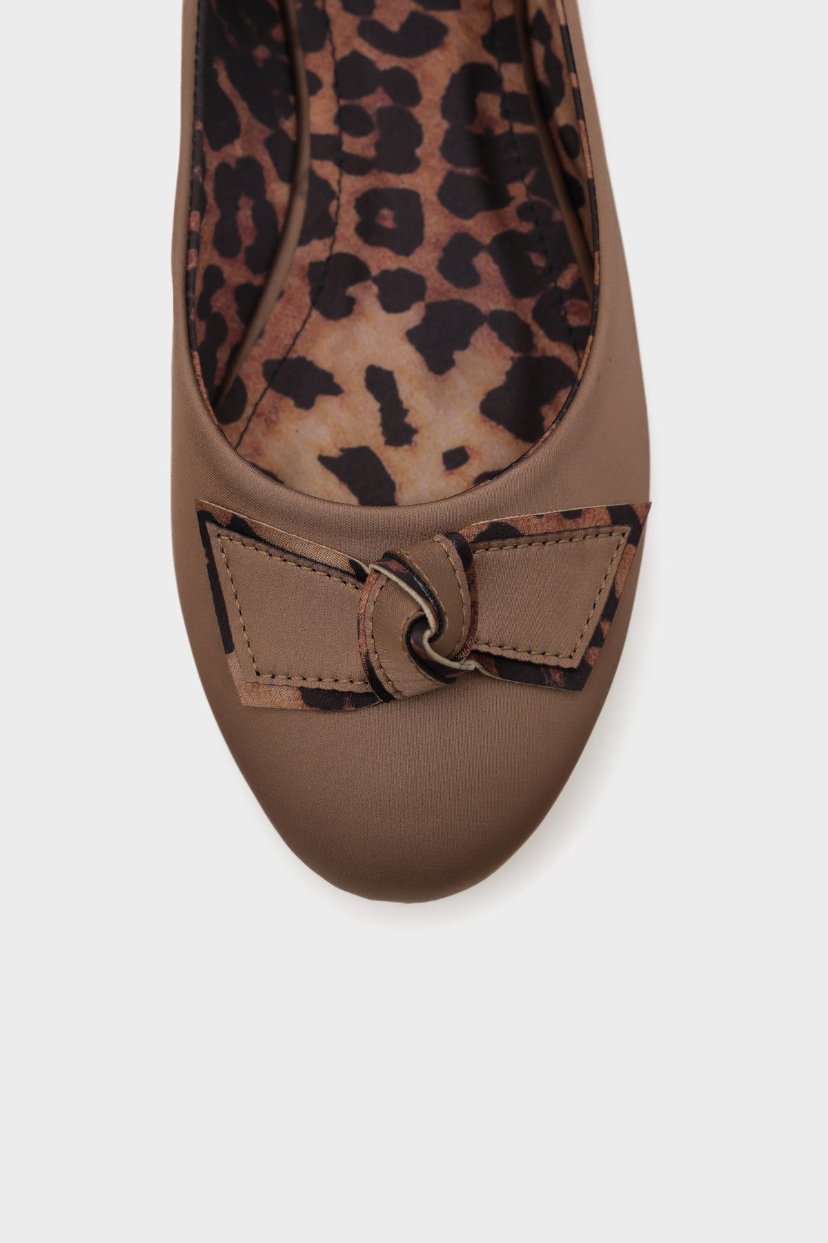 Aveline Saten Leopar Kadın Babet