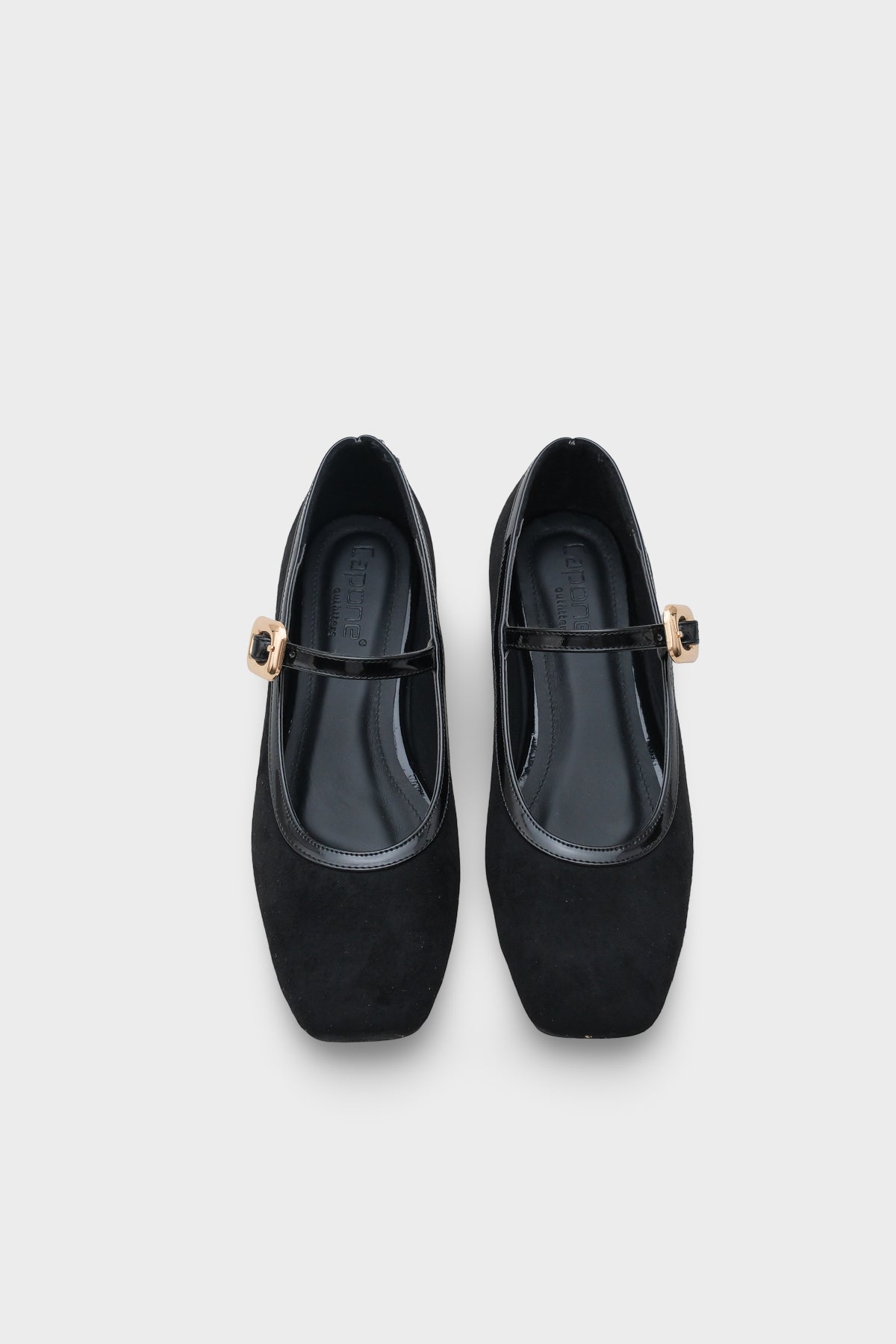 Sibelle Küt Burunlu Tokalı Bantlı Suni Süet Kadın Babet