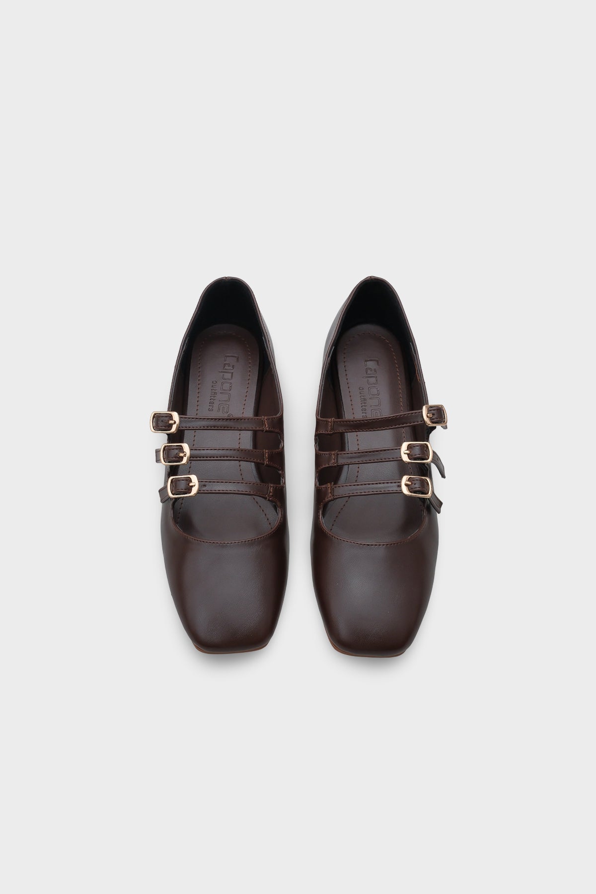 Marcelle Küt Burunlu Üç Tokalı Bantlı Kadın Babet