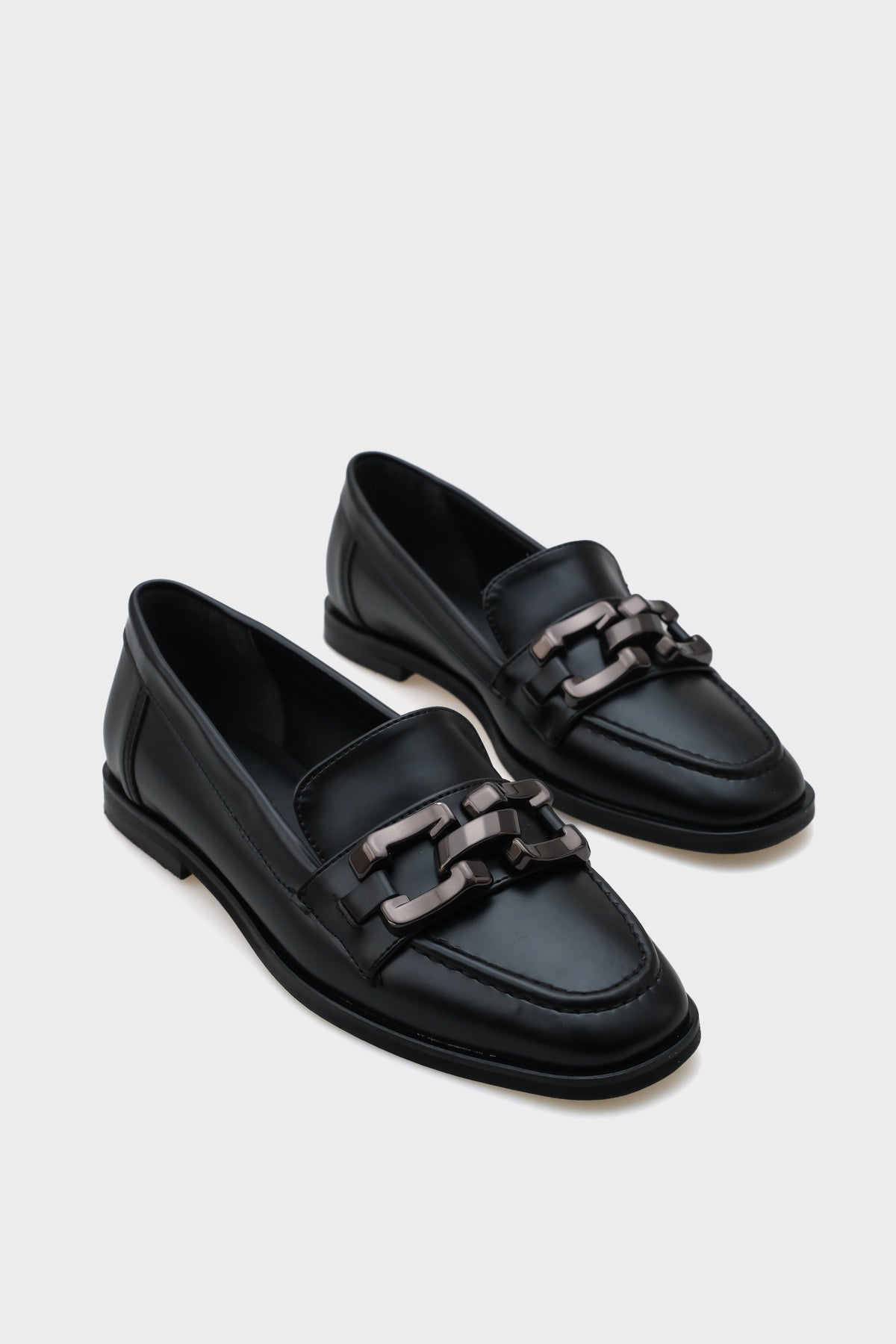 Carina Metal Tokalı Kadın Loafer Ayakkabı